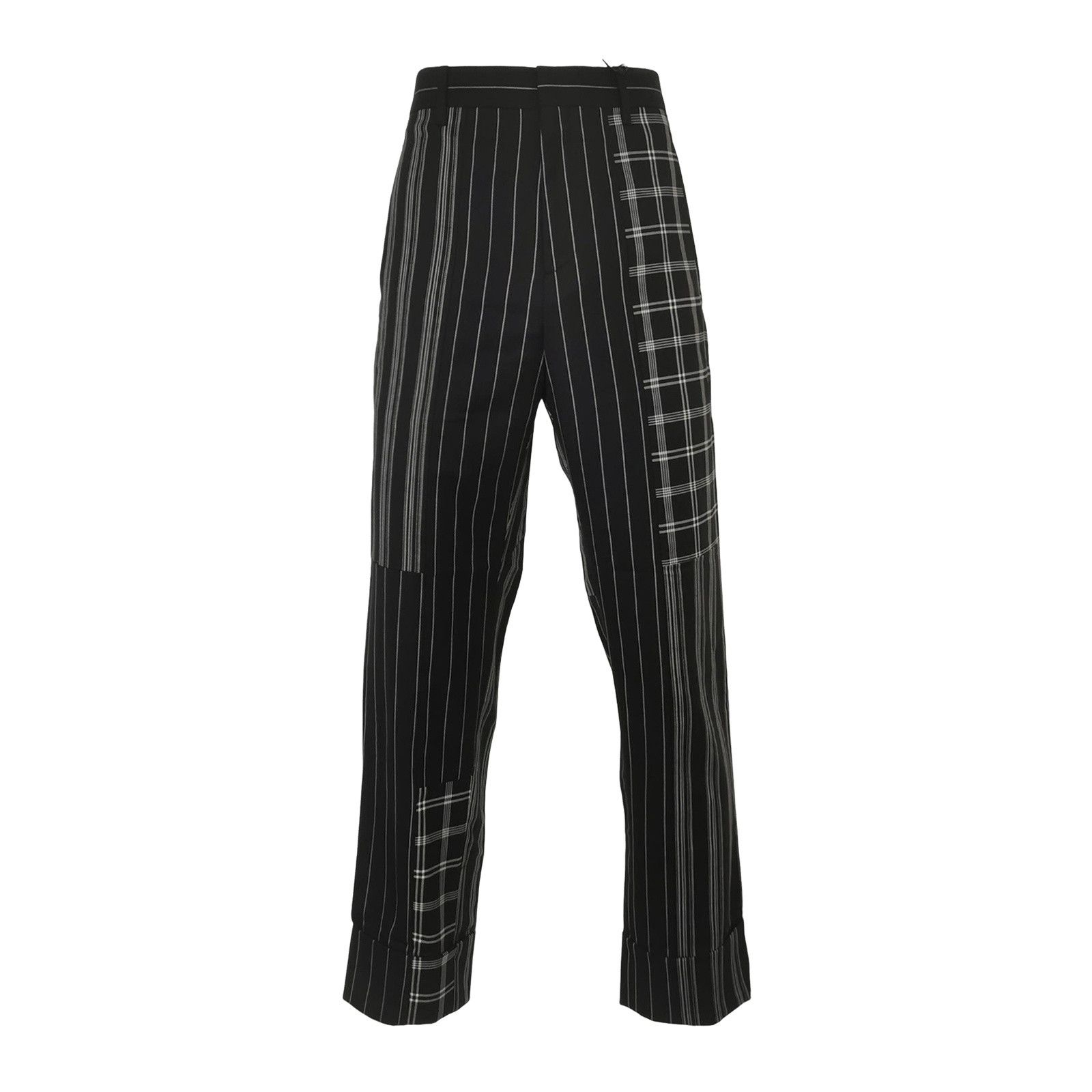Versace Versace Mixed Pattern Stripe Casual Pants 30 Size US 30 / EU 46 - 1 Thumbnail