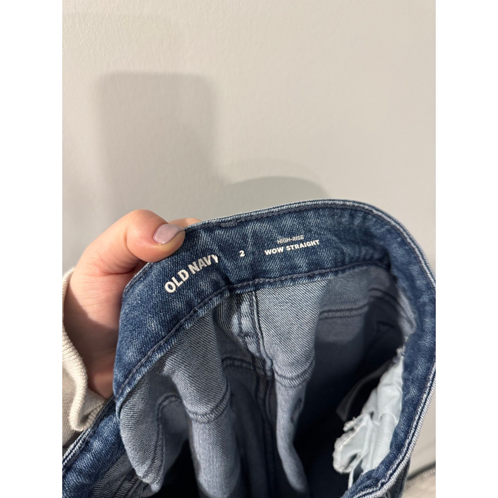 Old Navy Old Navy High Rise Wow Straight Jeans Size 2 Size 26" / US 2 / IT 38 - 3 Thumbnail