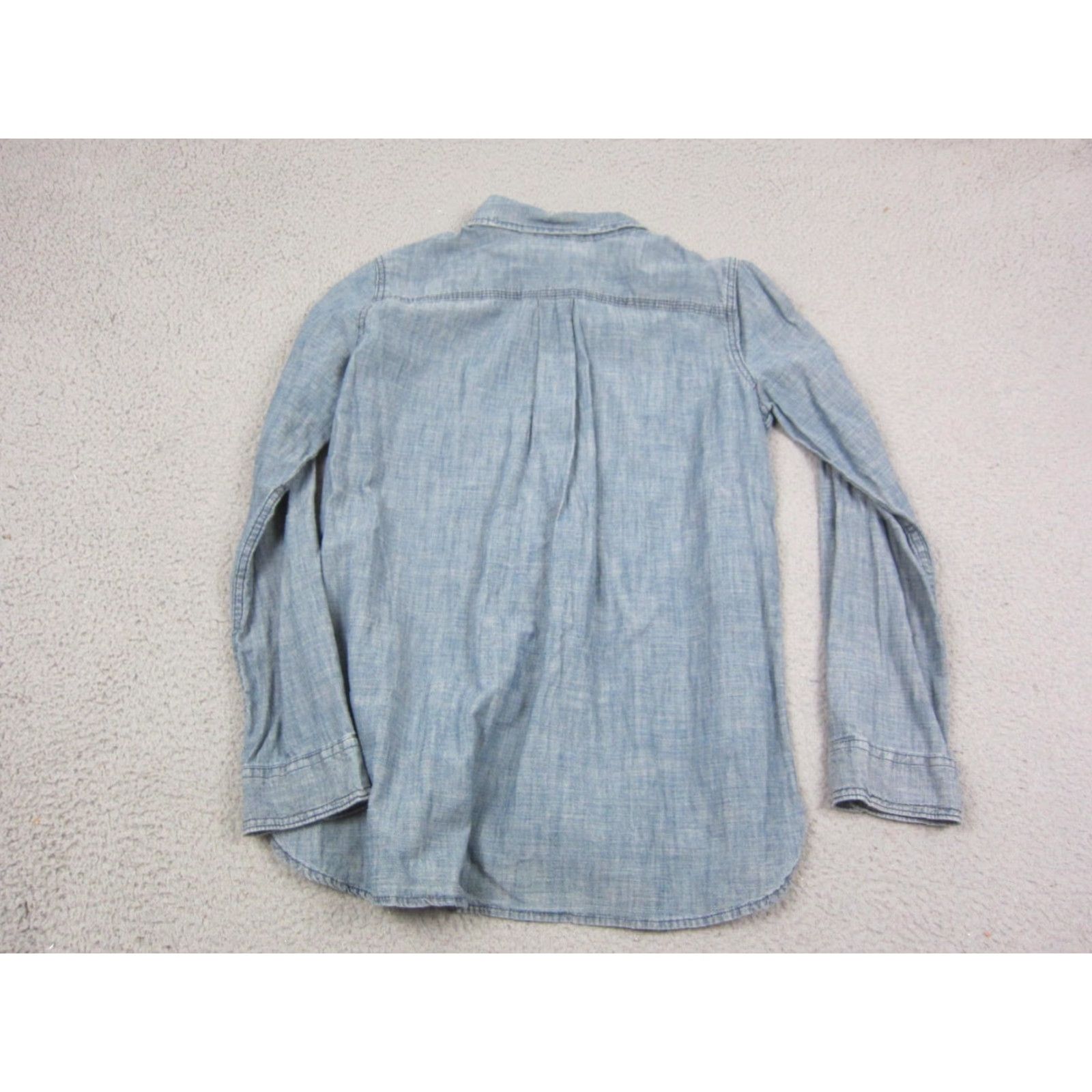Carhartt VINTAGE Carhartt Shirt Womens Large L Blue Fairview Chambray Button Up Workwear Classic Size L / US 10 / IT 46 - 7 Thumbnail