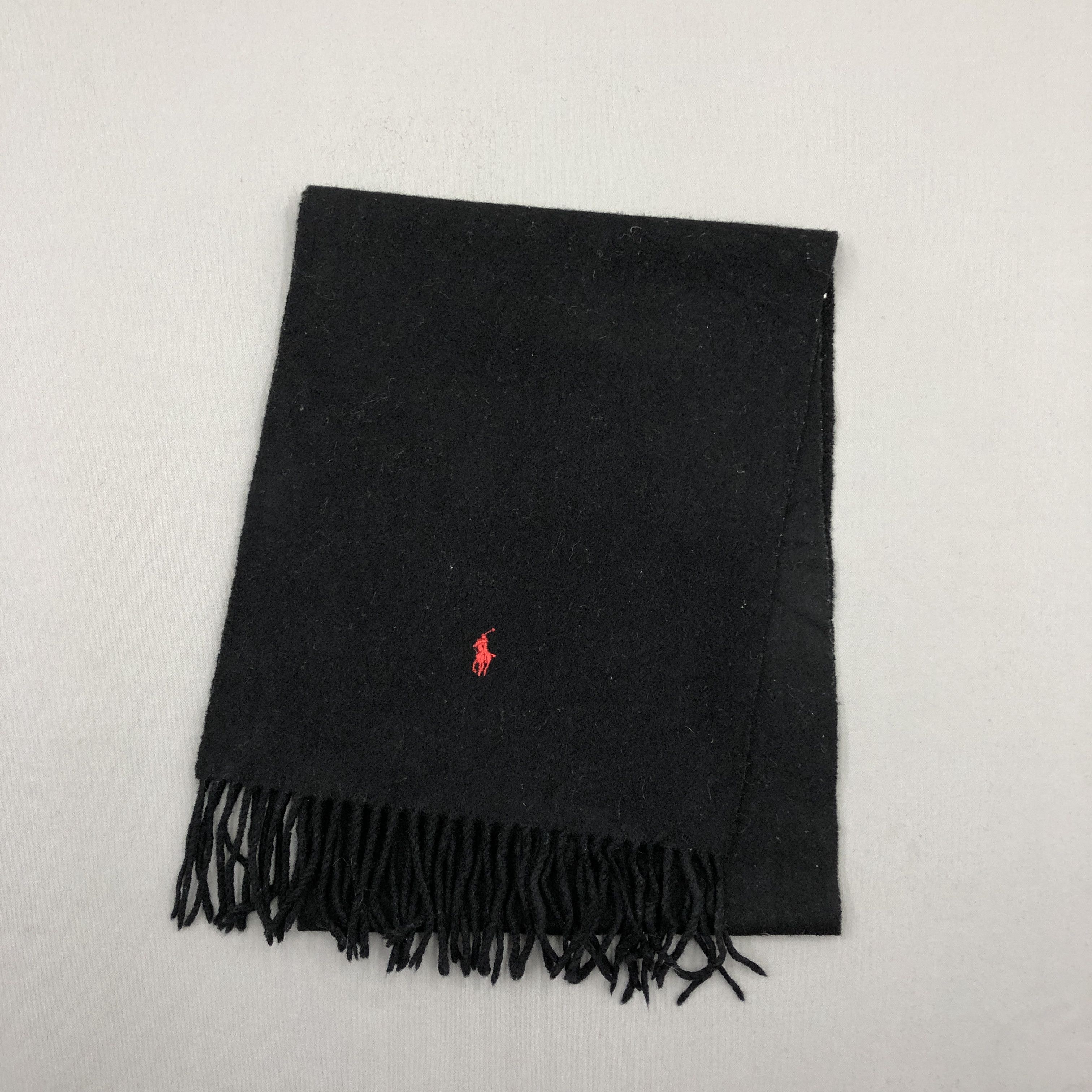 Polo Ralph Lauren Vintage 90s Polo Ralph Lauren Scarf Muffler Wool Scarves Size ONE SIZE - 3 Thumbnail
