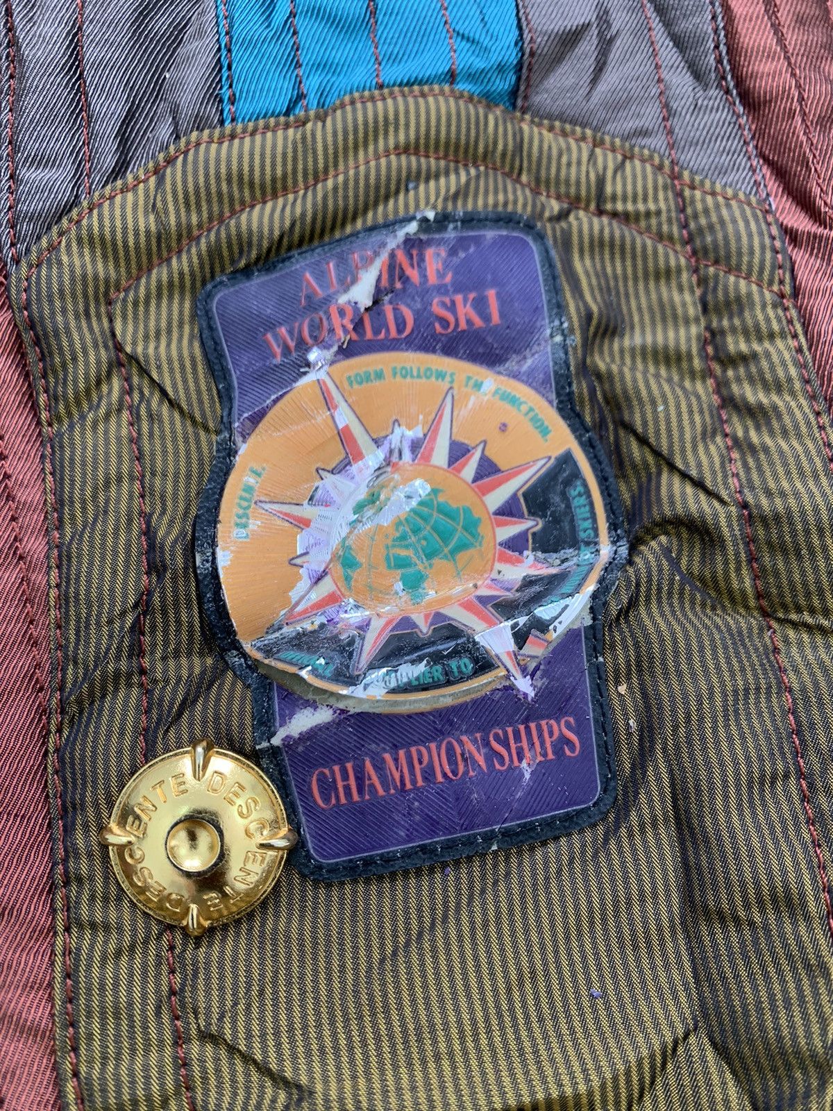 Descente × Vintage Vtg Descente Switzerland Suisse Ski Team Multicolour Jacket Size US L / EU 52-54 / 3 - 3 Thumbnail
