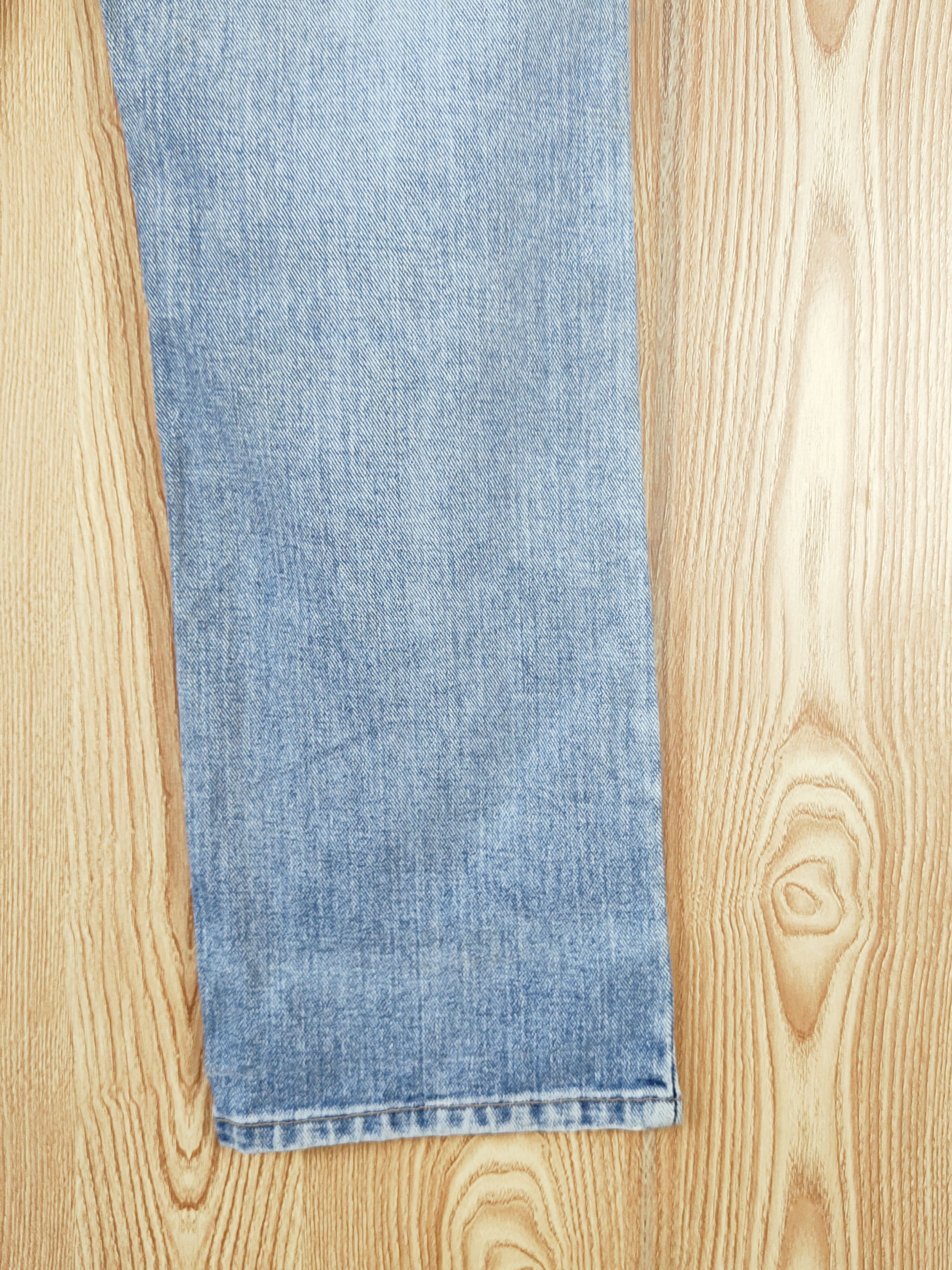 Japanese Brand Lee vintage blue Distressed Ripped Jeans #W652 Size US 32 / EU 48 - 13 Thumbnail