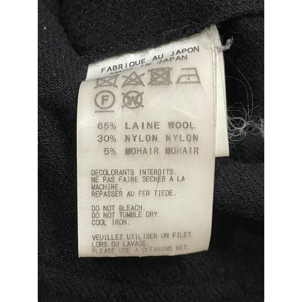 Yohji Yamamoto Yohji Yamamoto pour homme/black/wool nylon long shirt Size US S / EU 44-46 / 1 - 6 Thumbnail