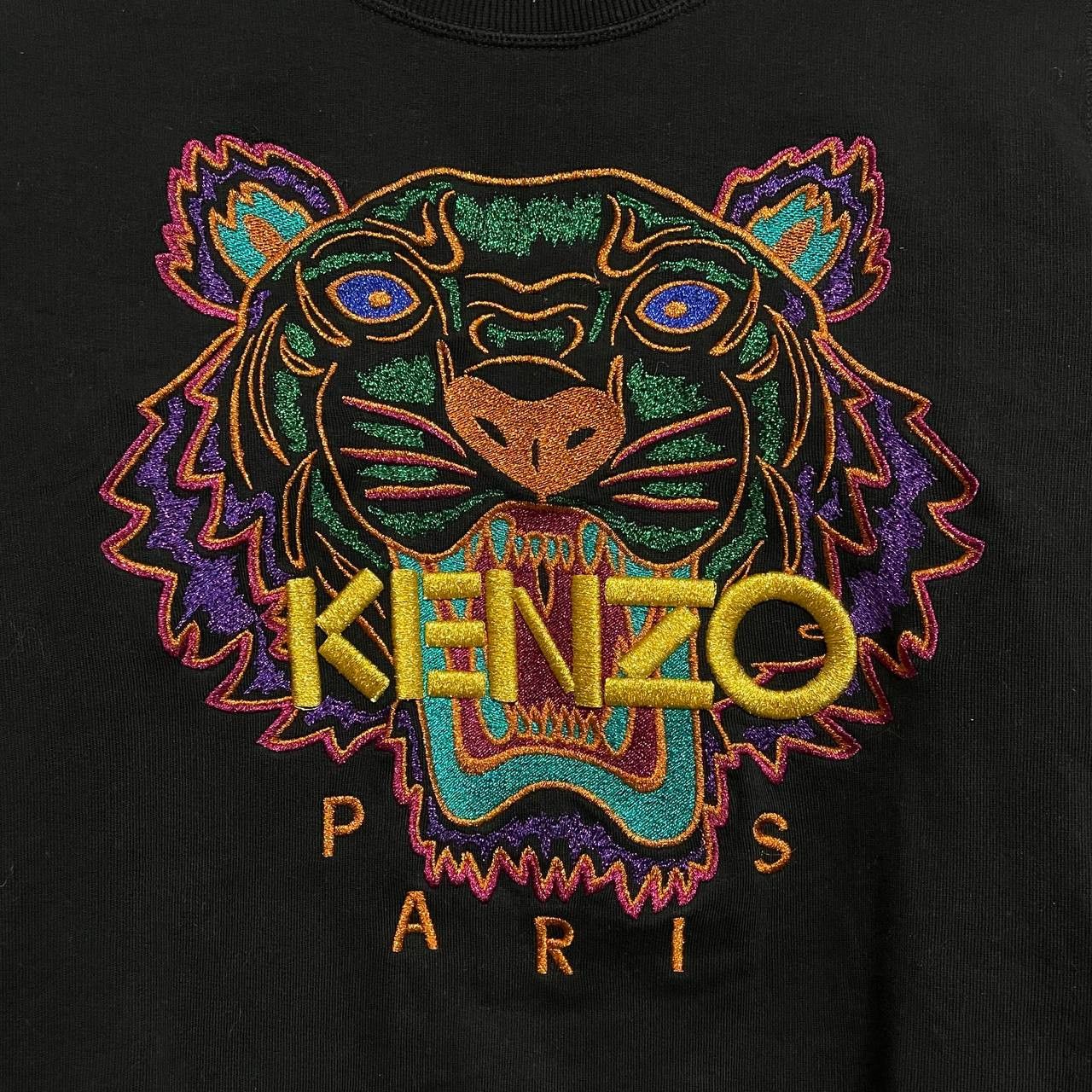 Kenzo Kenzo Big Tiger Logo Sweatshirt Size US L / EU 52-54 / 3 - 4 Thumbnail
