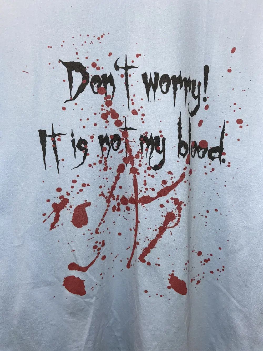 Vintage CRAZY VINTAGE HORROR FUNNY TEE Y2K T SHIRT BLOOD HUMOR Size US L / EU 52-54 / 3 - 10 Thumbnail