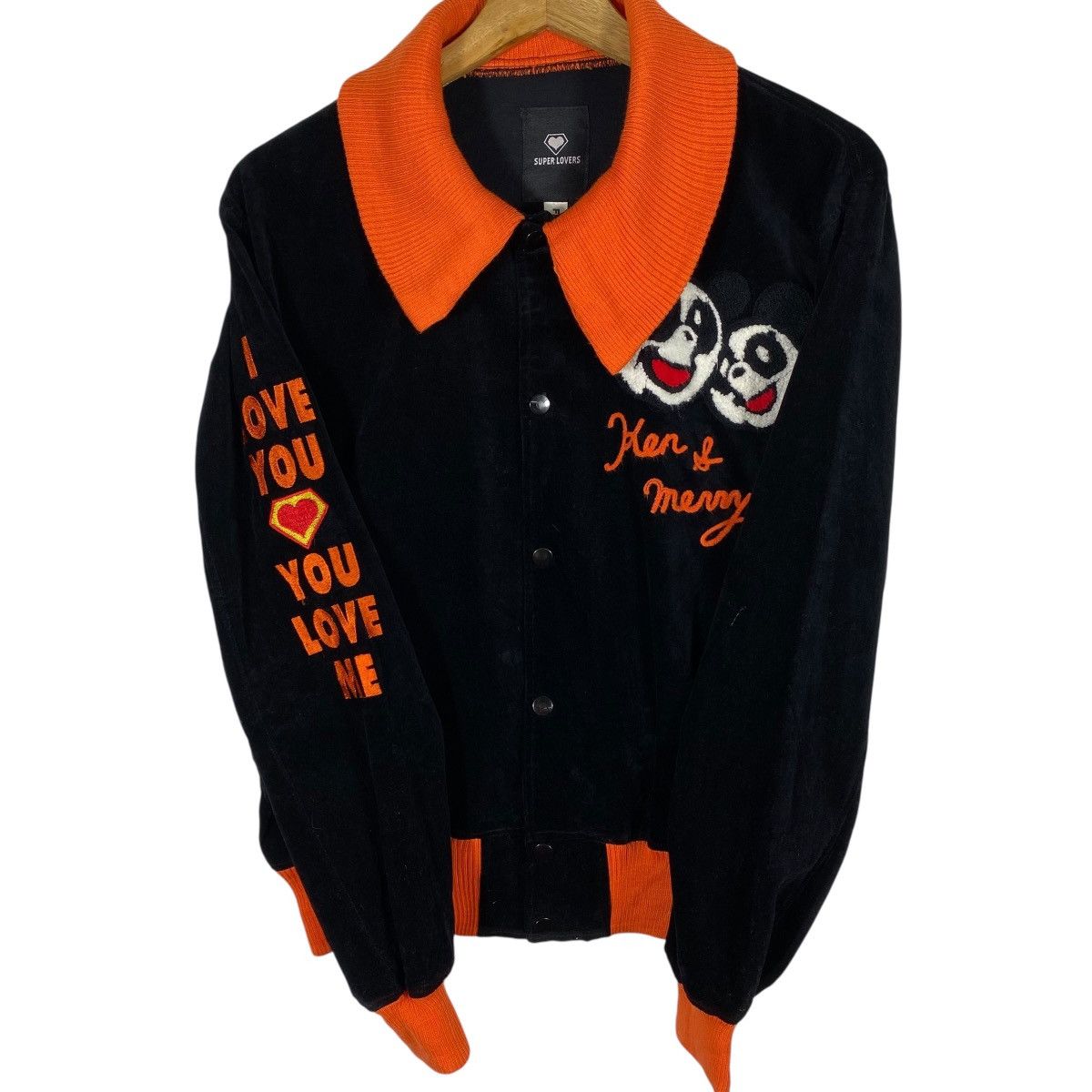 Japanese Brand Vintage Super Lovers Velvet Button Jacket Free Size Size US M / EU 48-50 / 2 - 5 Thumbnail