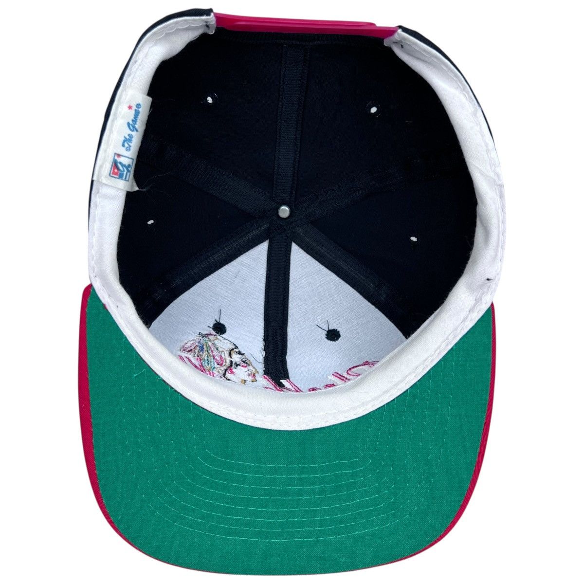 The Game Vintage 90s NHL Chicago Blackhawks The Game Script Snapback Size ONE SIZE - 6 Thumbnail