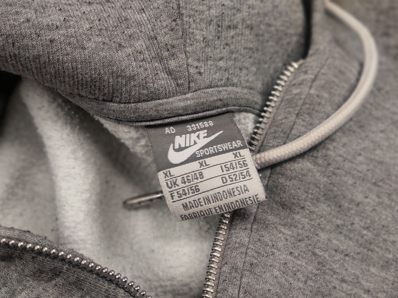 Nike Vintage Nike Oversized Fur Zip Hoodie if six was nine LGB Size US XL / EU 56 / 4 - 21 Thumbnail