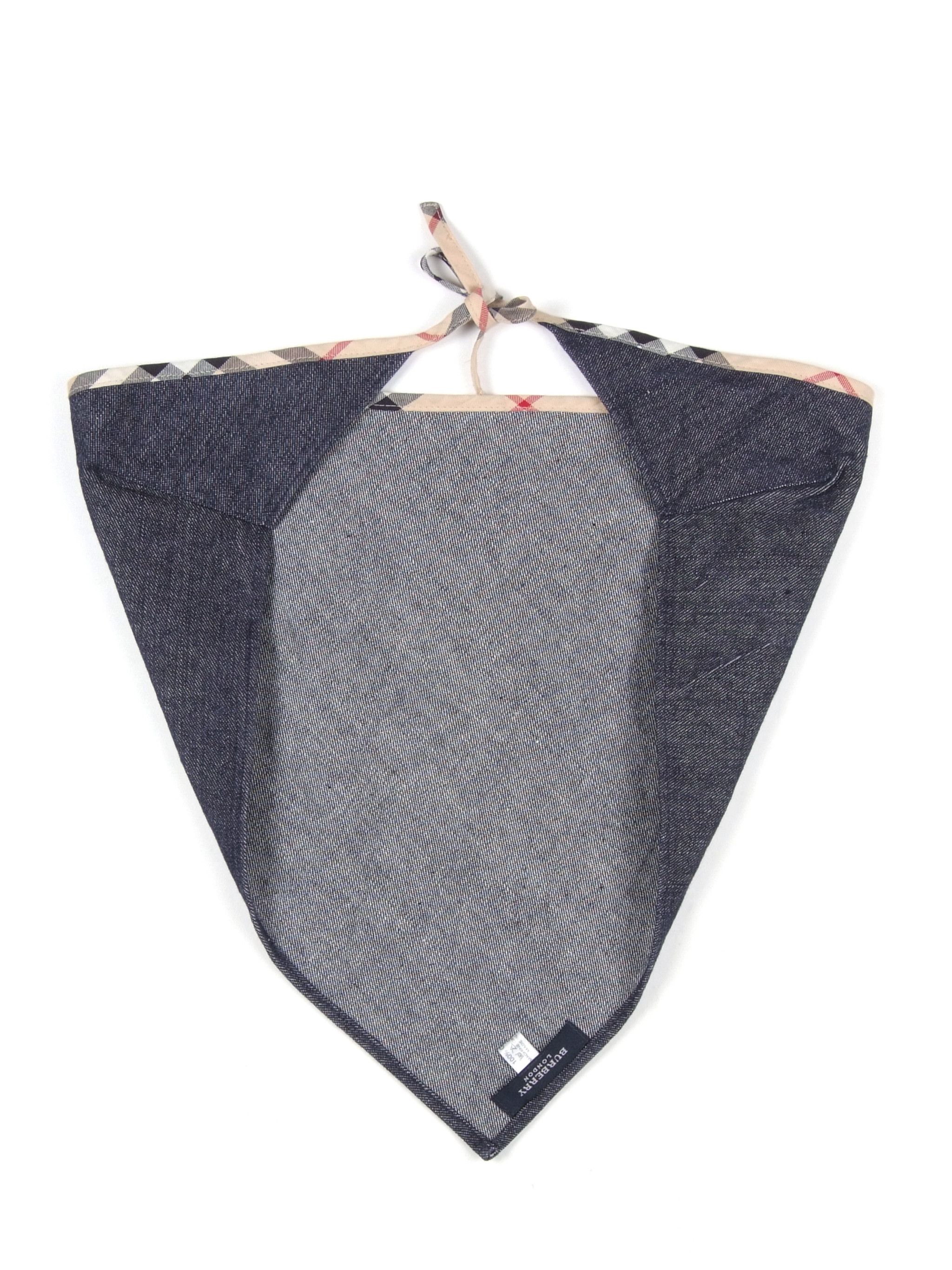 Burberry Vintage Burberry Nova Check Trimming Denim Back Lace Top Size ONE SIZE - 6 Thumbnail