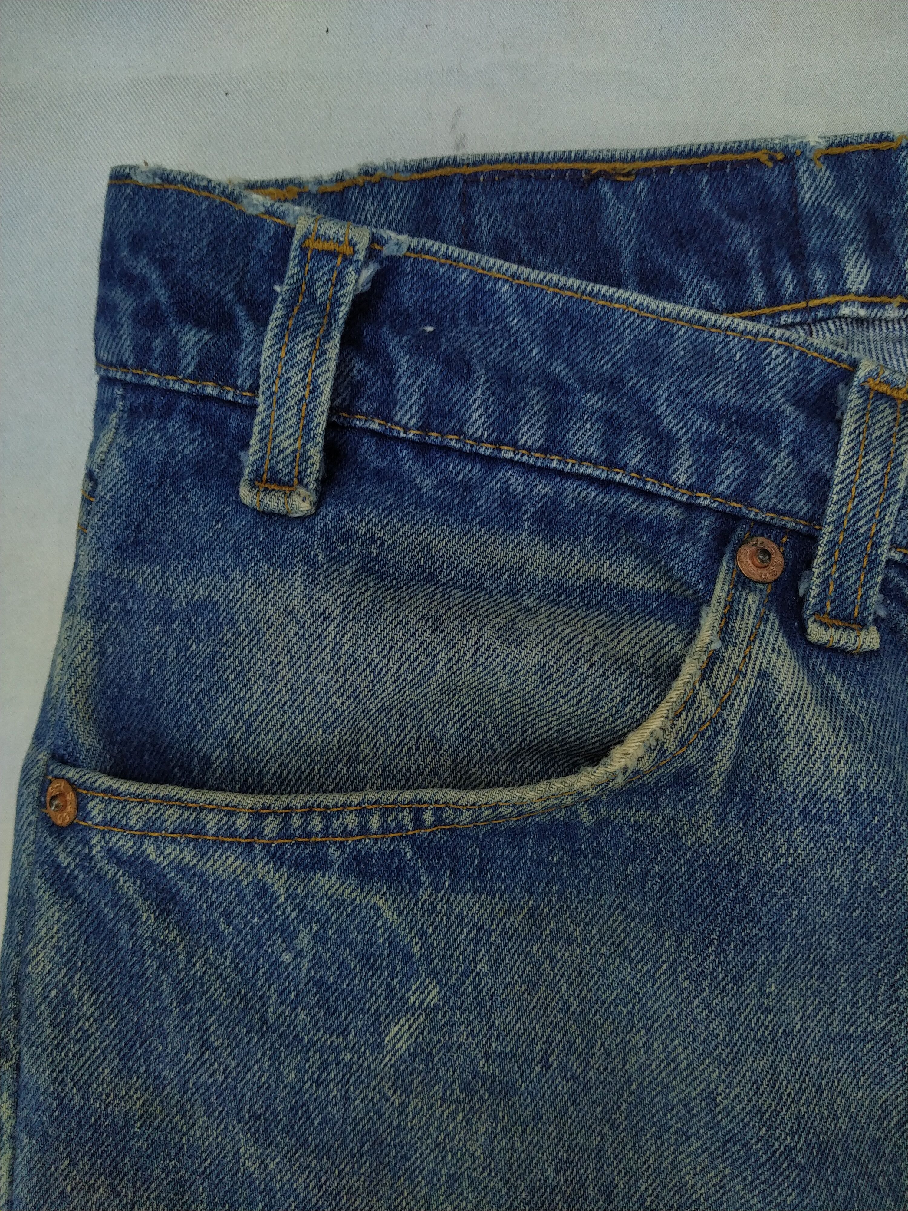 Levi's Distressed Vintage Levi's USA Denim 35x28.5 -JN278 Size US 35 - 11 Thumbnail