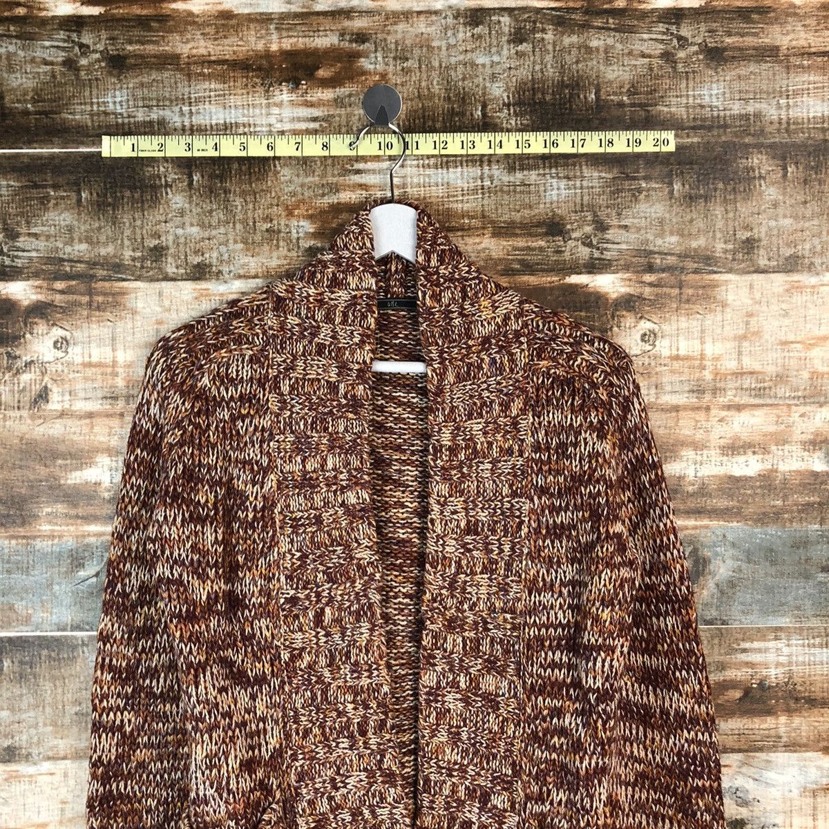 Homespun Knitwear × Japanese Brand Une Red vintage japan Cardigan knitwear #A1340 Size US M / EU 48-50 / 2 - 5 Thumbnail