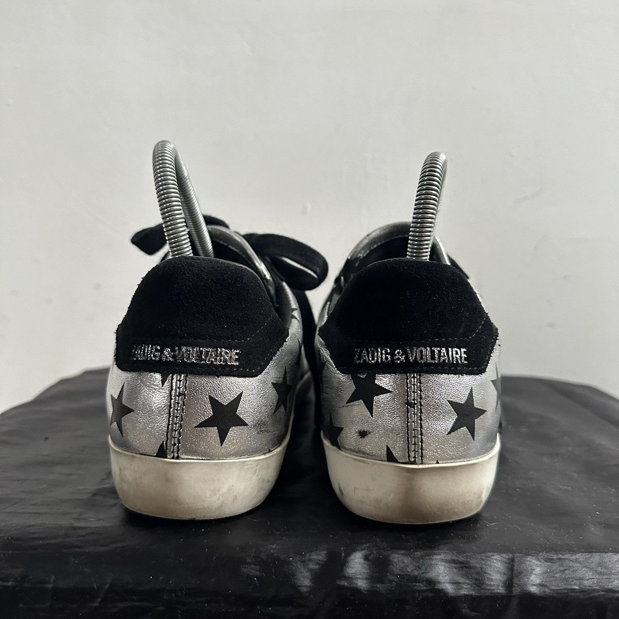 Zadig & Voltaire Zadig & Voltaire Lightning Leather Low-Top Sneakers Size US 8 / IT 38 - 7 Thumbnail