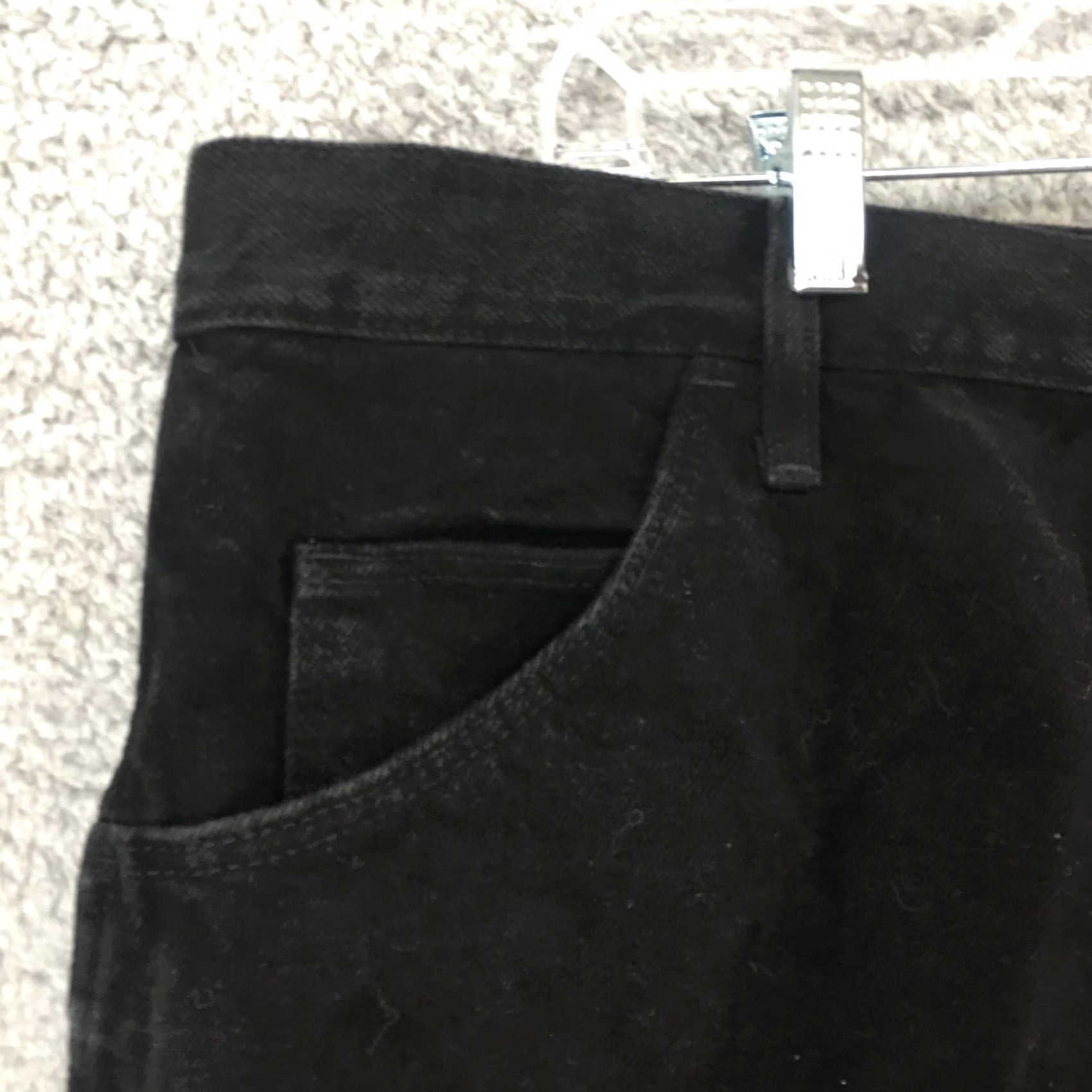 Wrangler Wrangler Chino Shorts Mens 40 Black Flat Front Mid Rise Zip Casual Size US 40 / EU 56 - 2 Thumbnail