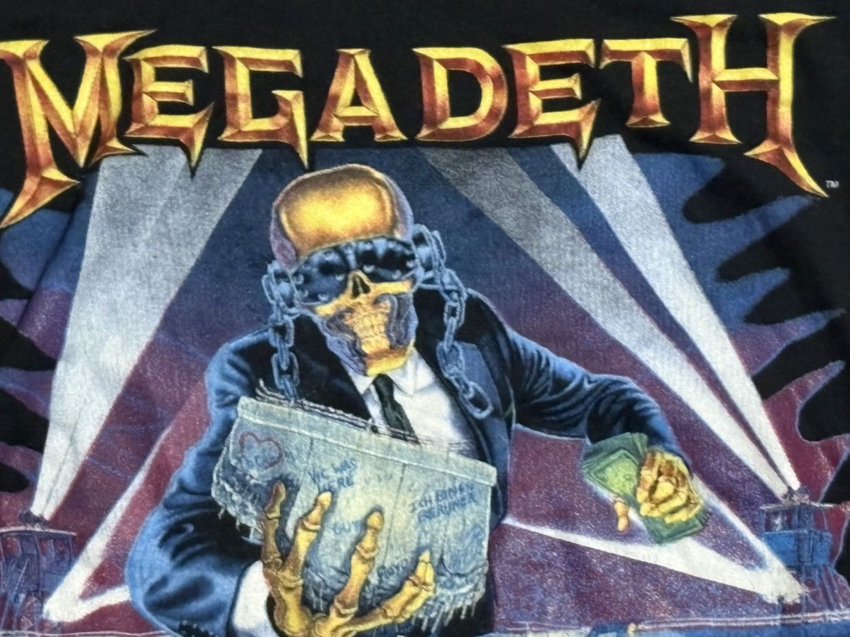 Megadeth Vintage 1990 Megadeath Rust in Peace Berlin Wall Black Tour Size US M / EU 48-50 / 2 - 4 Thumbnail