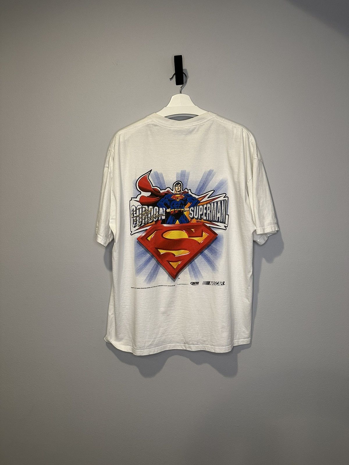 Chase Authentics NASCAR - Superman Vintage T-Shirt Size US L / EU 52-54 / 3 - 3 Thumbnail