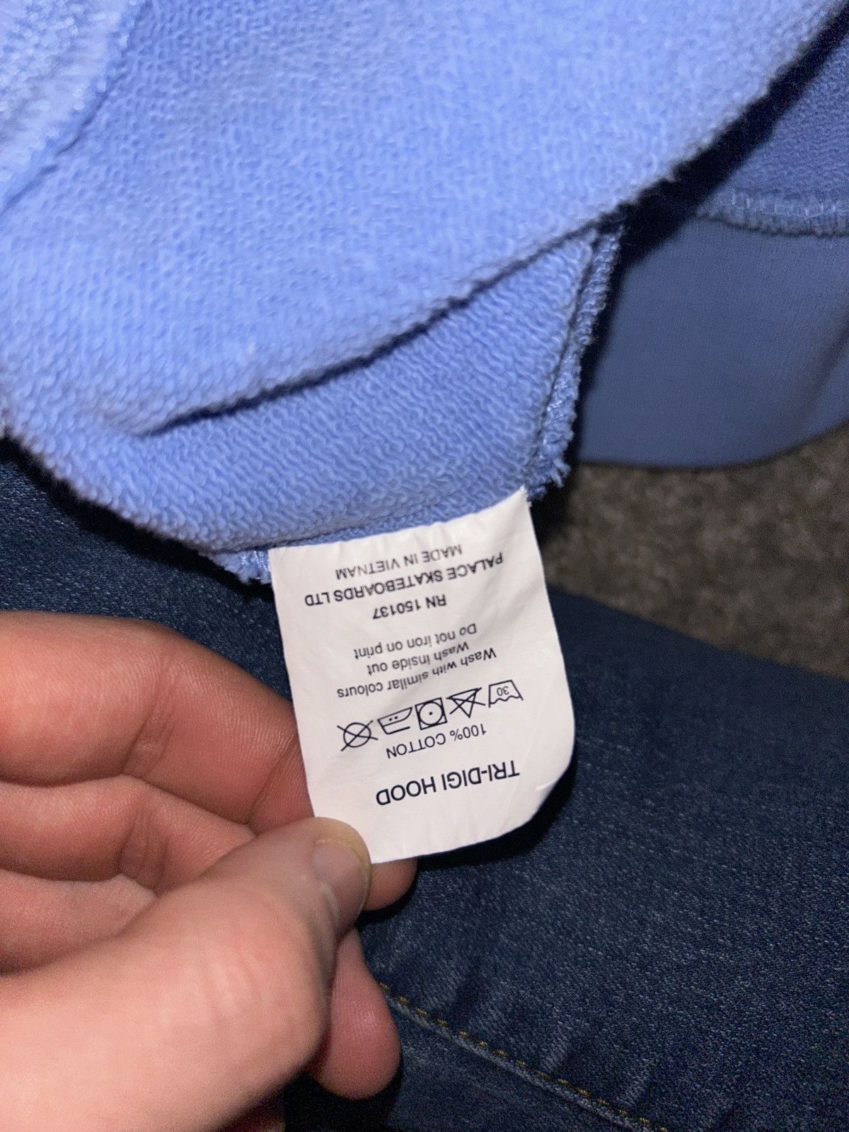 Palace Tri-Digi Palace Hoodie Size Large (baby blue) Size US L / EU 52-54 / 3 - 5 Thumbnail