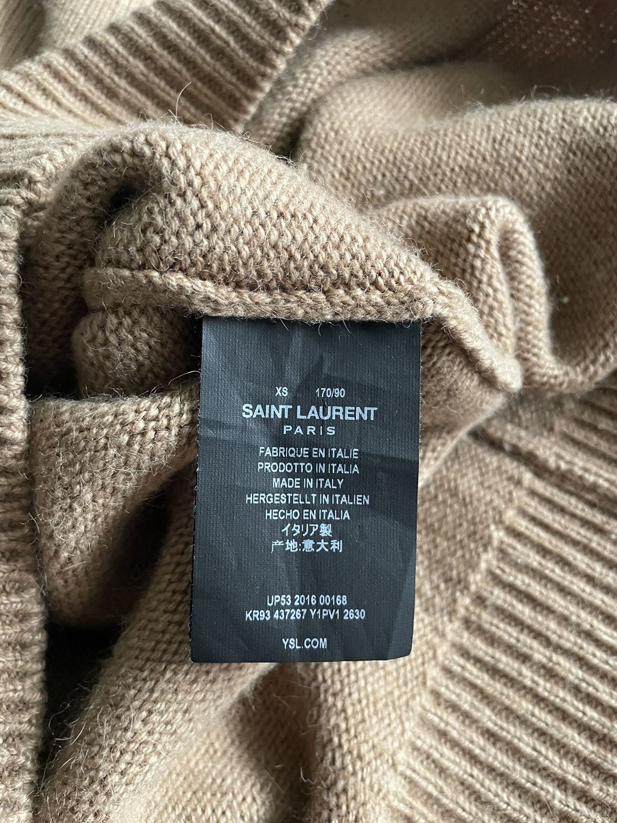 SAINT LAURENT PARIS Knit XS by Hedi Slimane