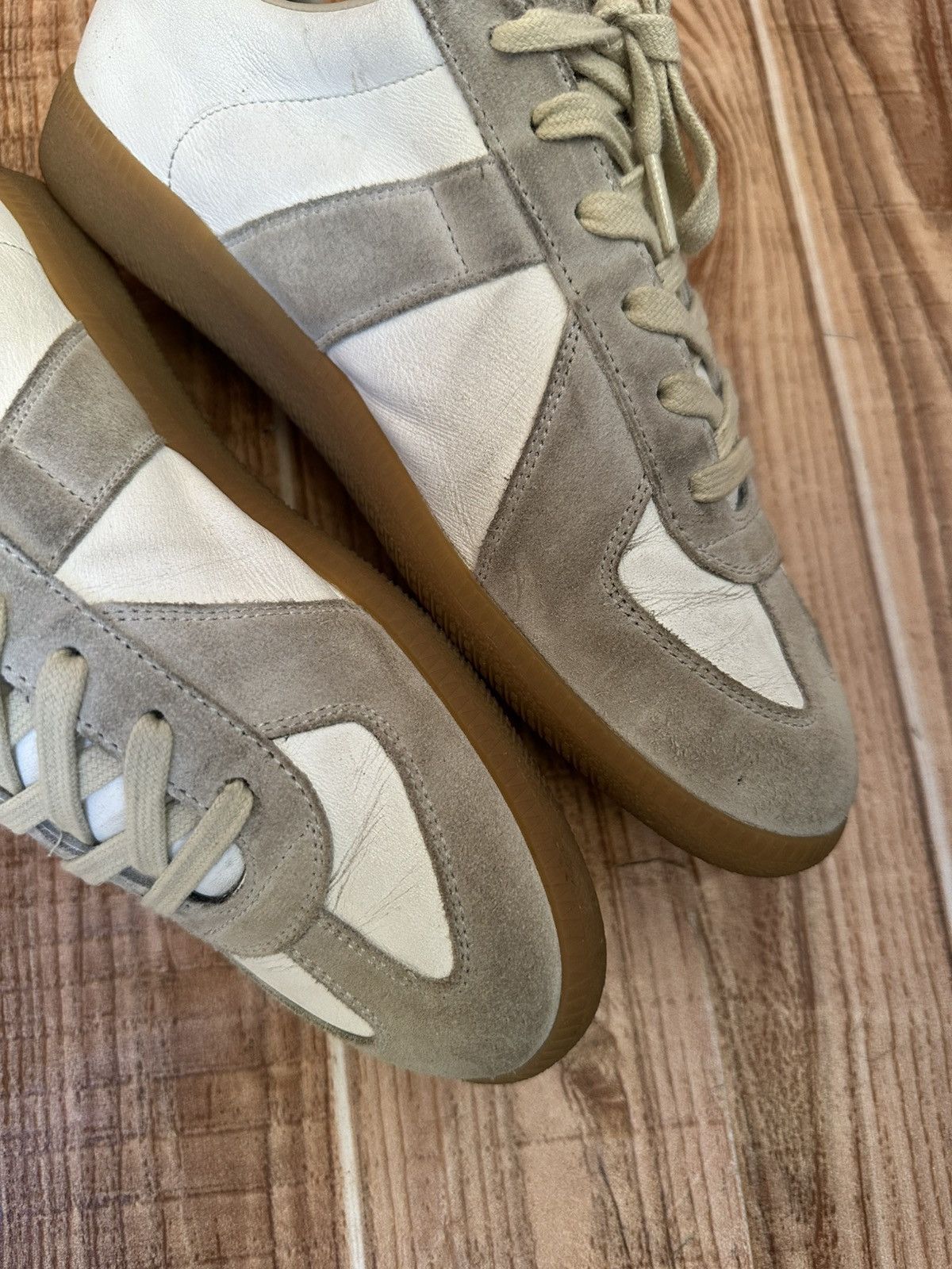 Maison Margiela Maison Margiela Replica GAT Gray/White Low Top Sneakers Size US 7.5 / EU 40-41 - 12 Thumbnail