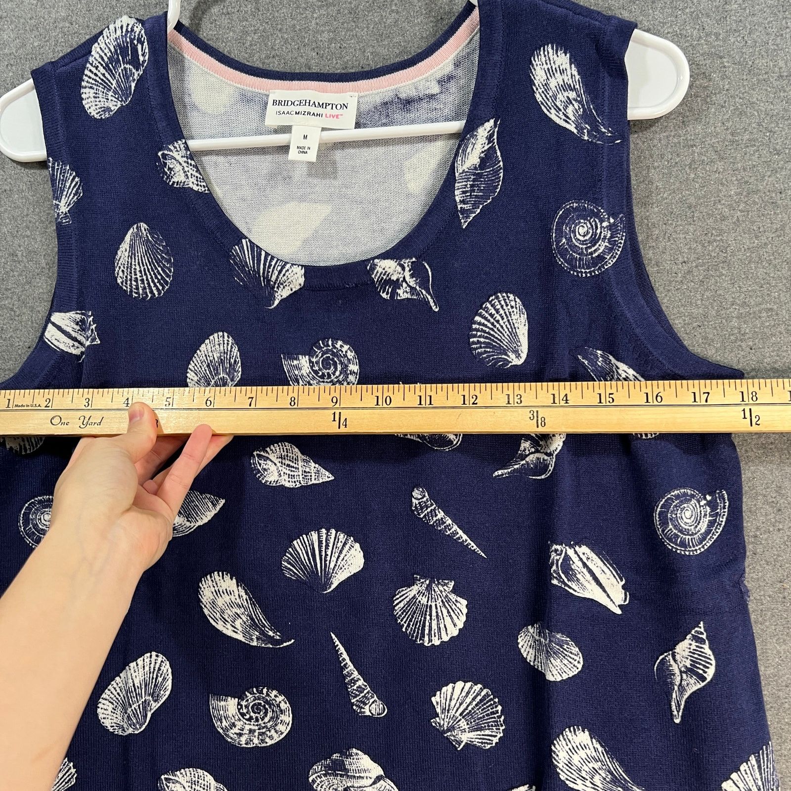 Isaac Mizrahi Isaac Mizrahi Live! Bridgehampton Printed Shell Sweater Size M / US 6-8 / IT 42-44 - 5 Thumbnail