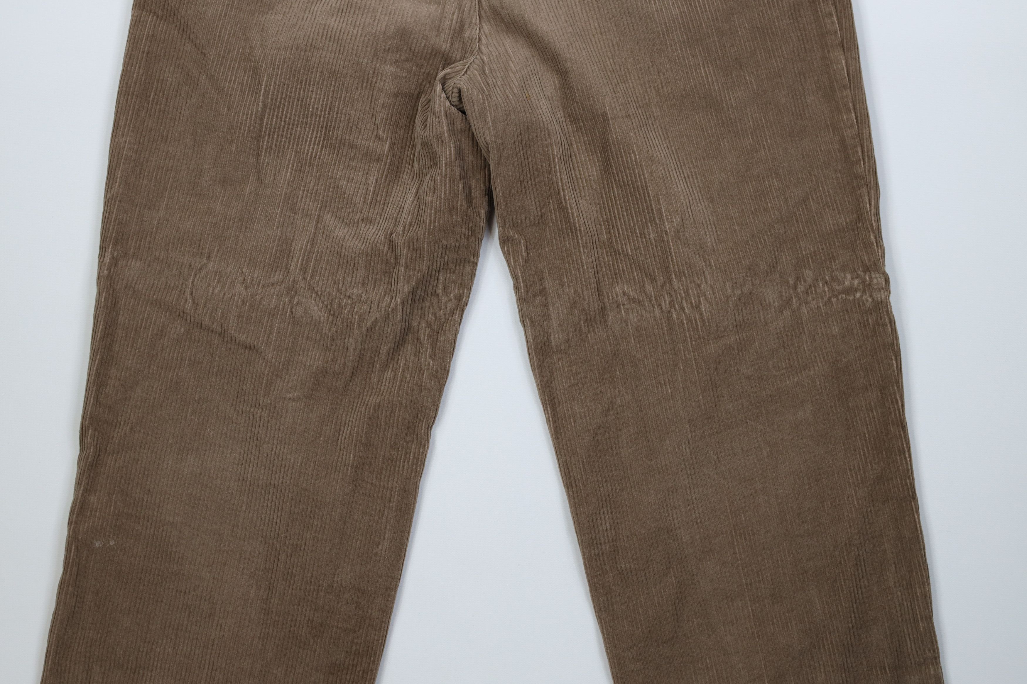 Vintage Vintage 90s Streetwear Pleated Wide Leg Corduroy Chino Pants Size US 36 / EU 52 - 13 Thumbnail