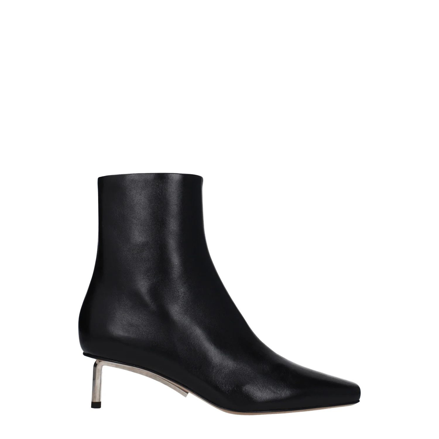 Off-White ob1o1e1124 Leather Ankle Boots in Black Size US 8 / IT 38 - 1 Thumbnail