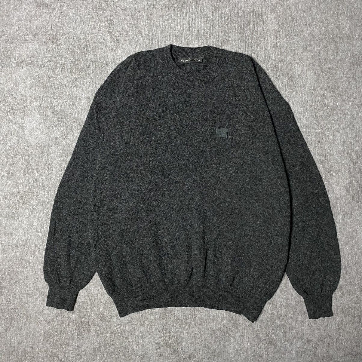 Image of Acne Studios Sweater Oversized Wool in Grey, Men's (Size Small)