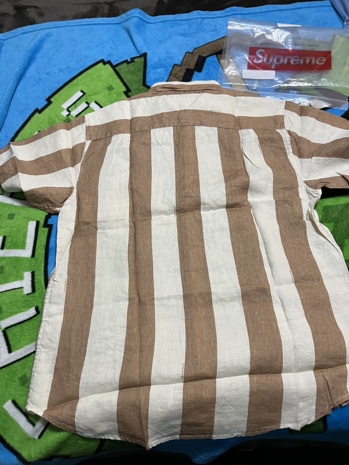Supreme 🔥SS18 Supreme Men’s Medium Brown S/S button up BRAND NEW🔥 Size US M / EU 48-50 / 2 - 10 Thumbnail