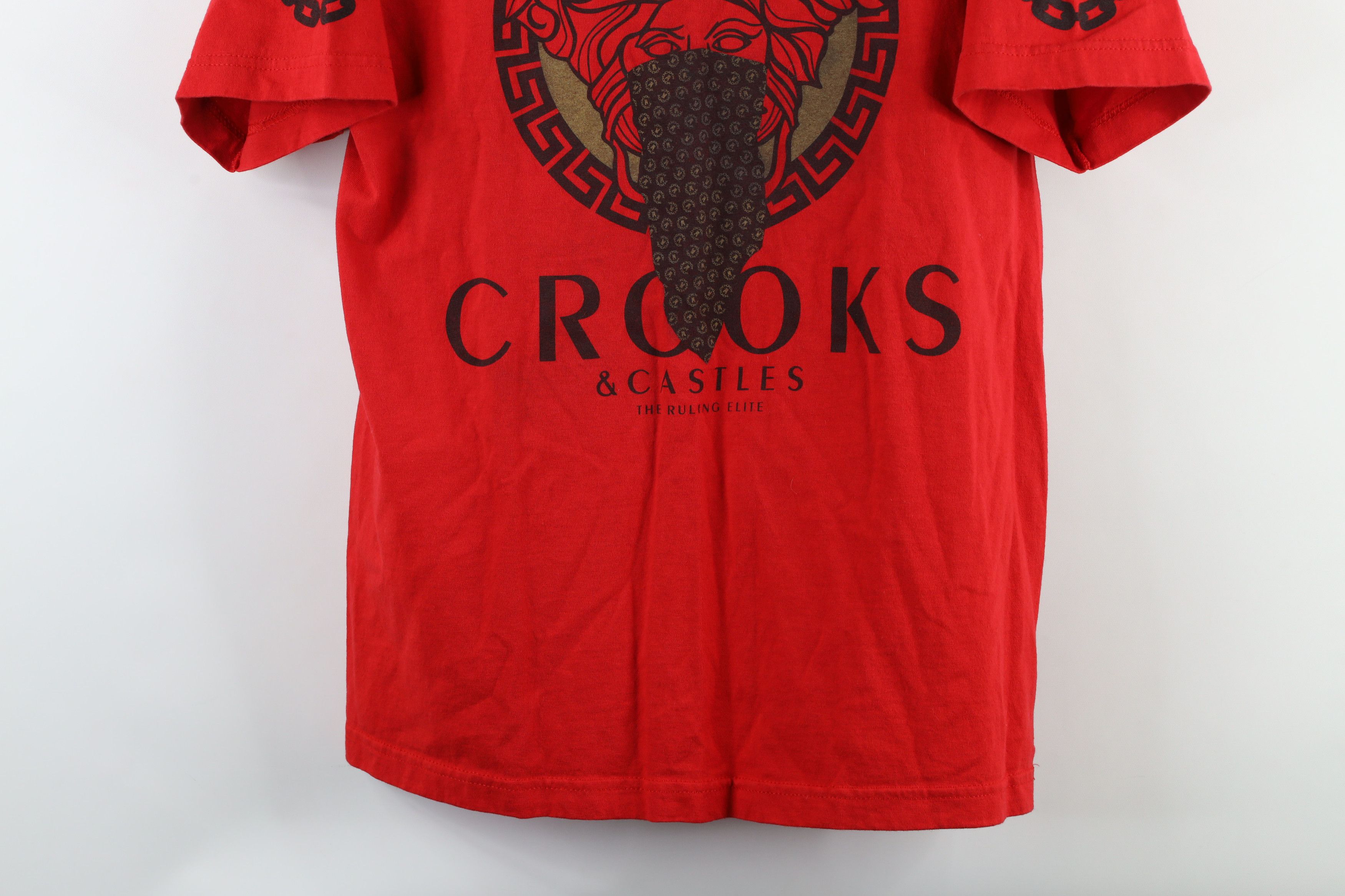 Crooks & Castles Crooks & Castles Streetwear Out Medusa Head T-Shirt Red Size US M / EU 48-50 / 2 - 3 Thumbnail