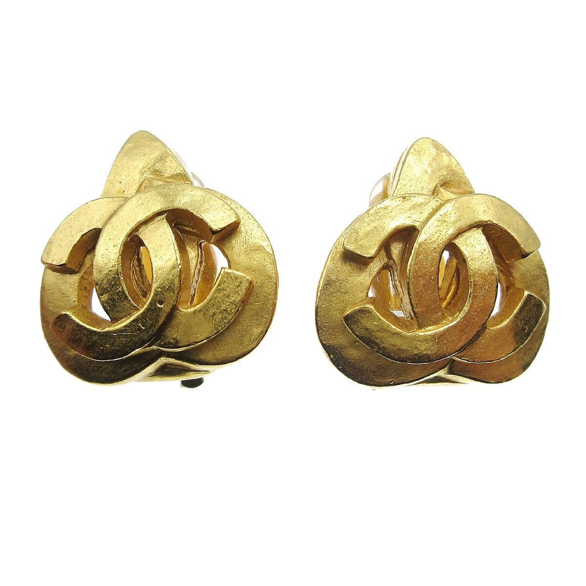 Chanel Chanel CC logo heart Gold-plated Size ONE SIZE - 1 Thumbnail
