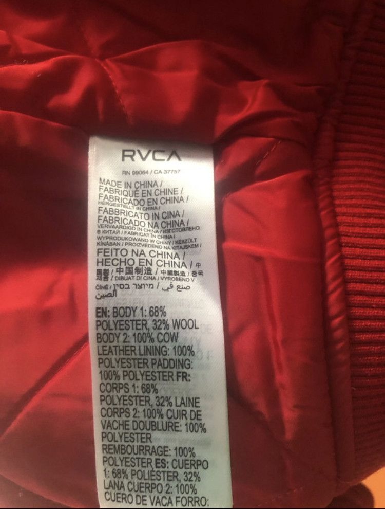RVCA RVCA x Evan Mock Letterman - baseball Jacket Size US M / EU 48-50 / 2 - 12 Thumbnail