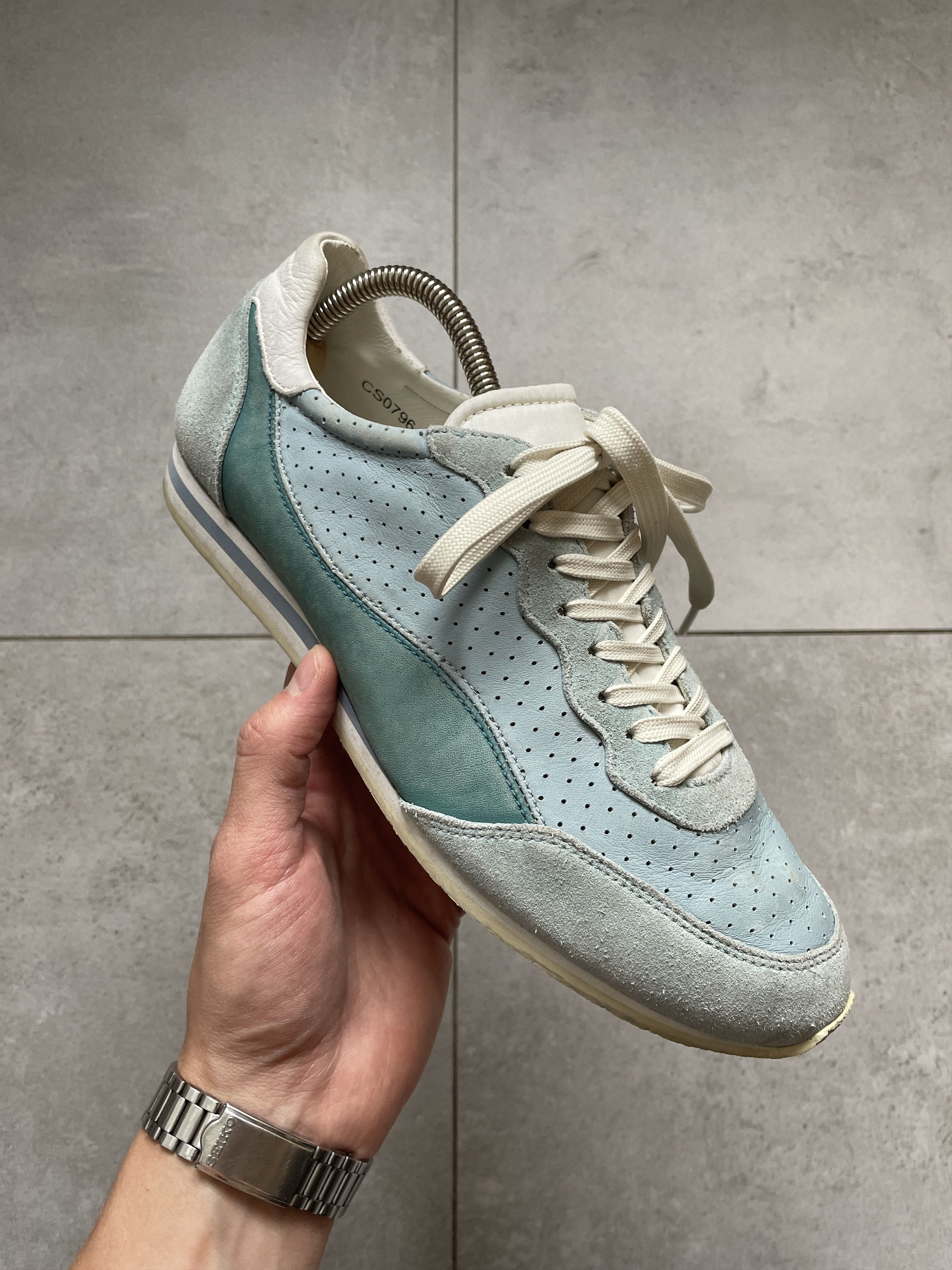Dolce & Gabbana Y2K DOLCE GABBANA BABY BLUE TRAINERS SNEAKERS Size US 9 / EU 42 - 1 Thumbnail
