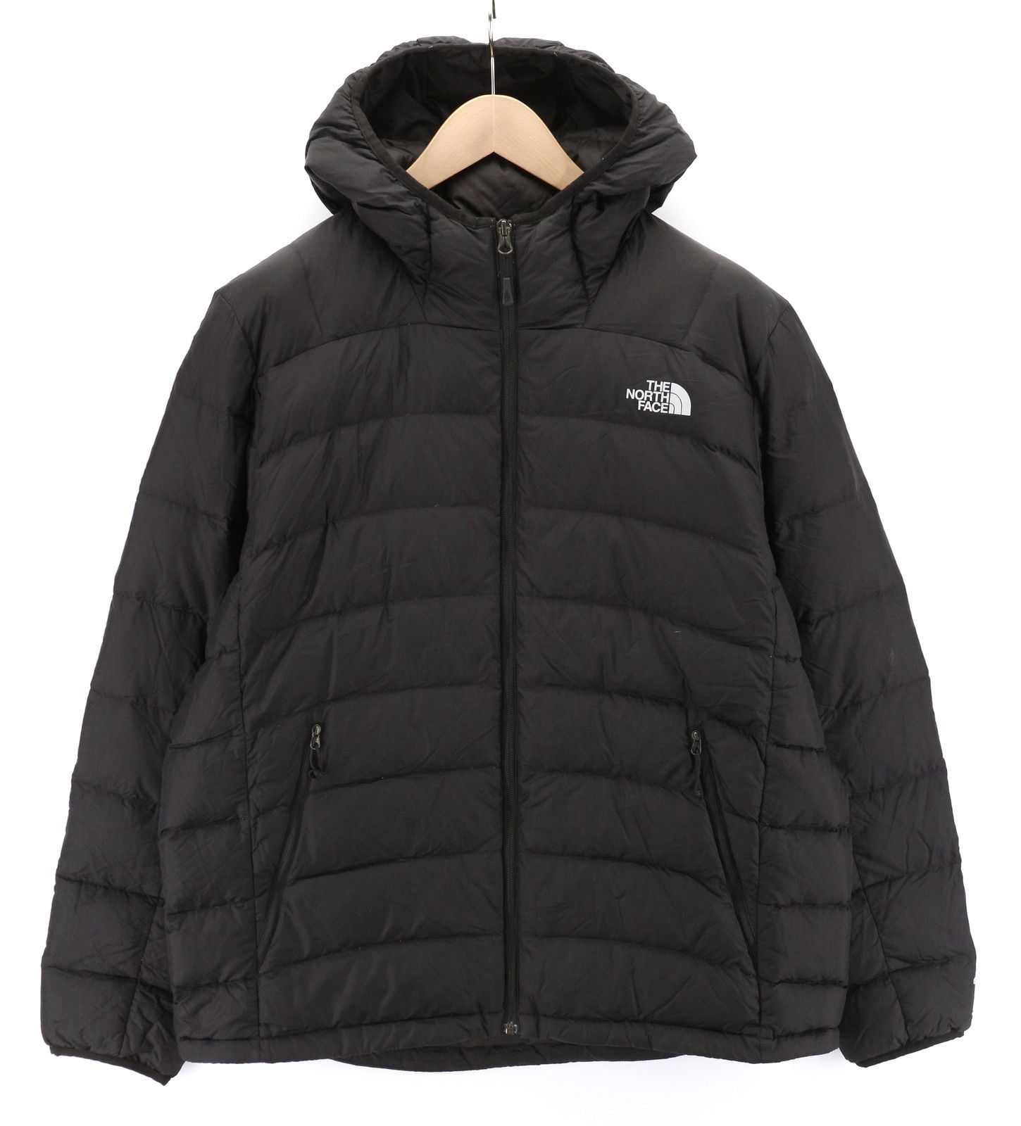 The North Face LA PAZ HOODED XL 600 Down Black Lined Zip Jacket 79686 Size US XL / EU 56 / 4 - 1 Thumbnail