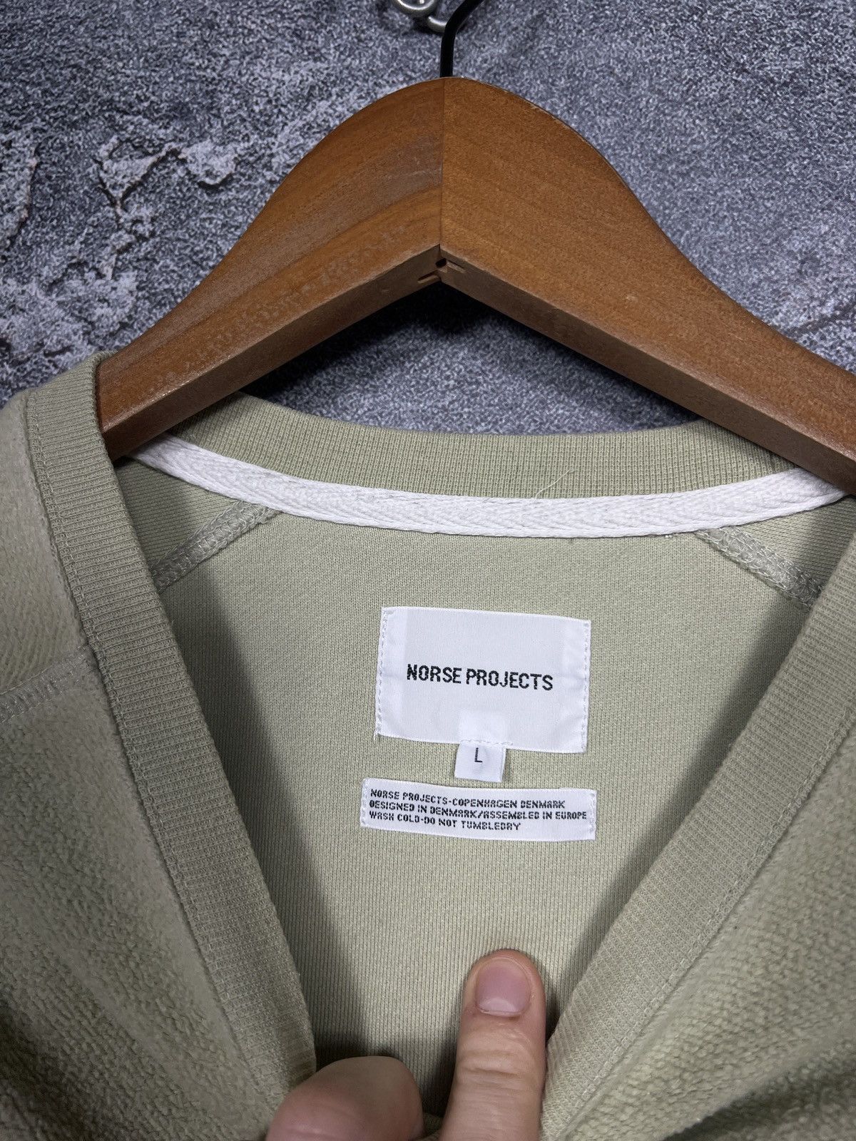 Norse Projects Norse Project Ketel Solid Brushed Classic Sweatshirt Crew Size US L / EU 52-54 / 3 - 7 Thumbnail