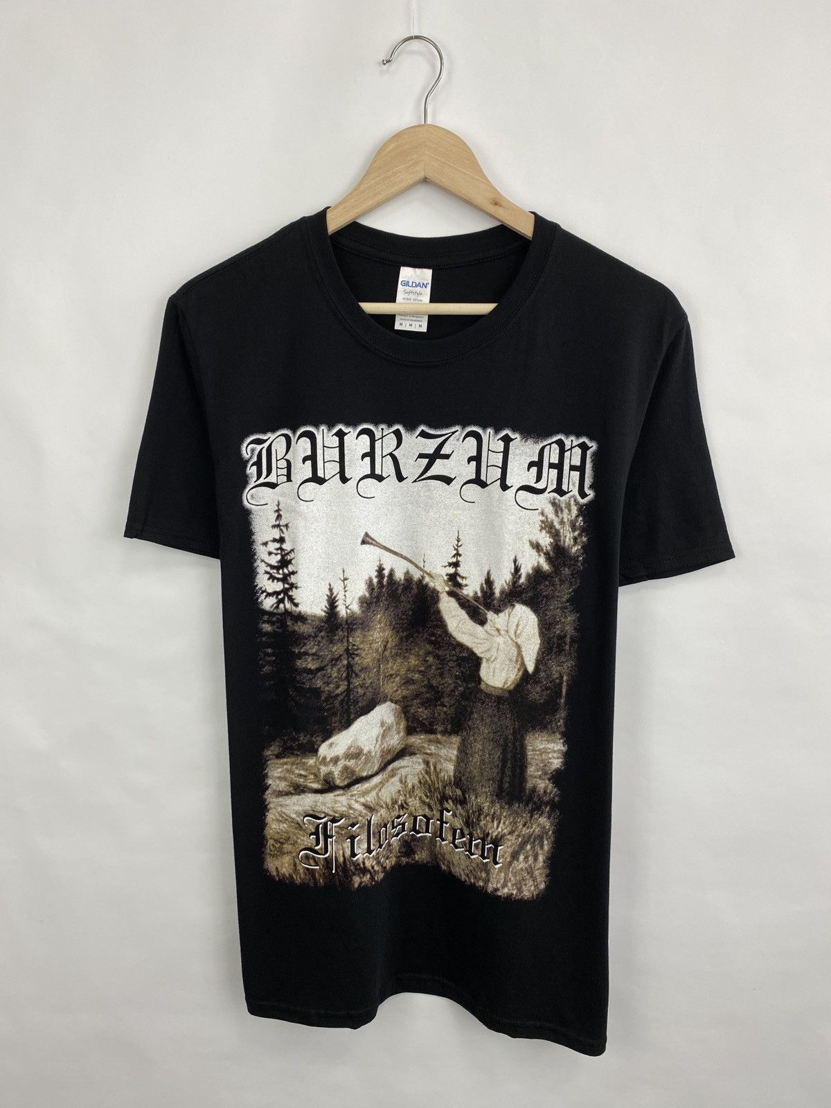 Gildan Vintage Burzum Filosofem Blackmetal T-Shirts Rare Size US M / EU 48-50 / 2 - 3 Thumbnail