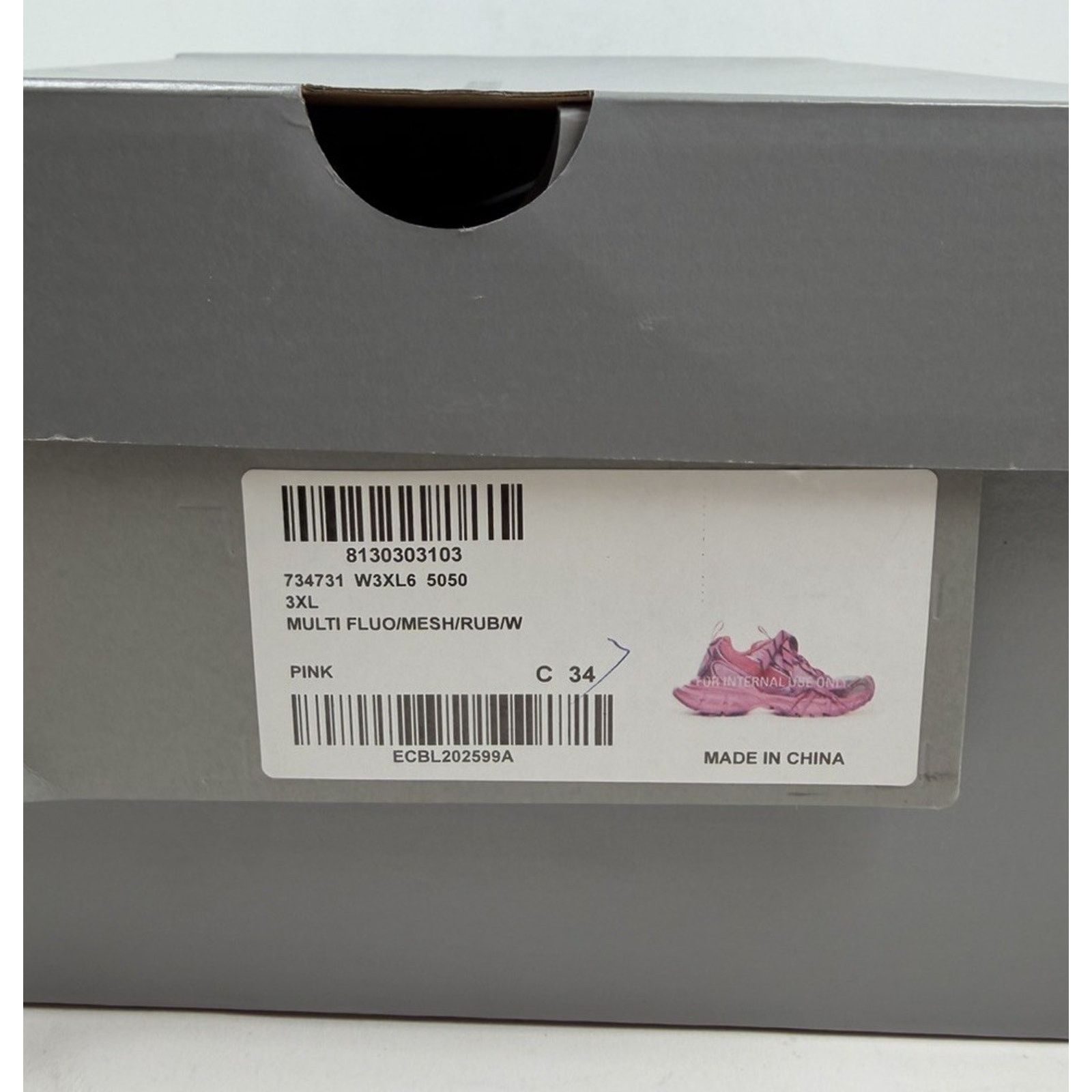 Balenciaga Size 34EU/4W - Balenciaga 3XL Pink Distressed NEW Size US 4 / IT 34 - 9 Thumbnail