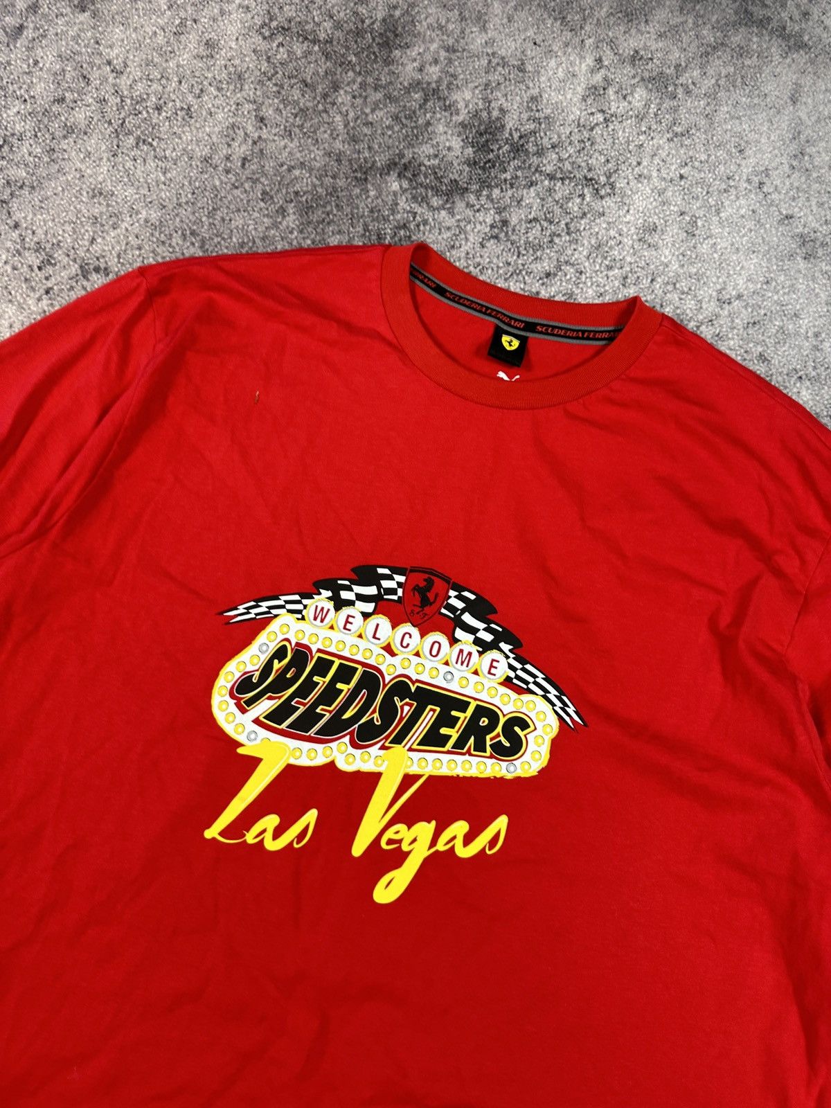 Ferrari × Puma Puma Ferrari Las Vegas Logo T-shirt Logo Streetwear XL Size US XL / EU 56 / 4 - 2 Thumbnail