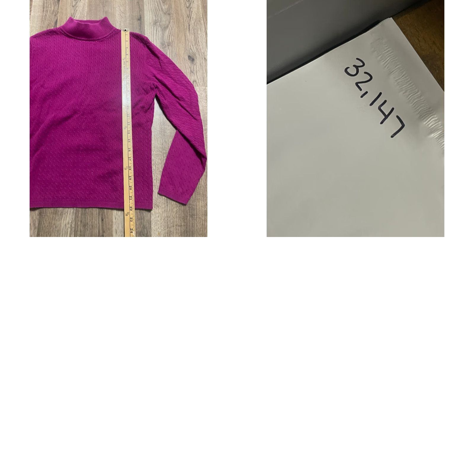 Vintage Karen Scott Sweater Women's Size M Purple Mock Neck Pullover Size M / US 6-8 / IT 42-44 - 8 Thumbnail