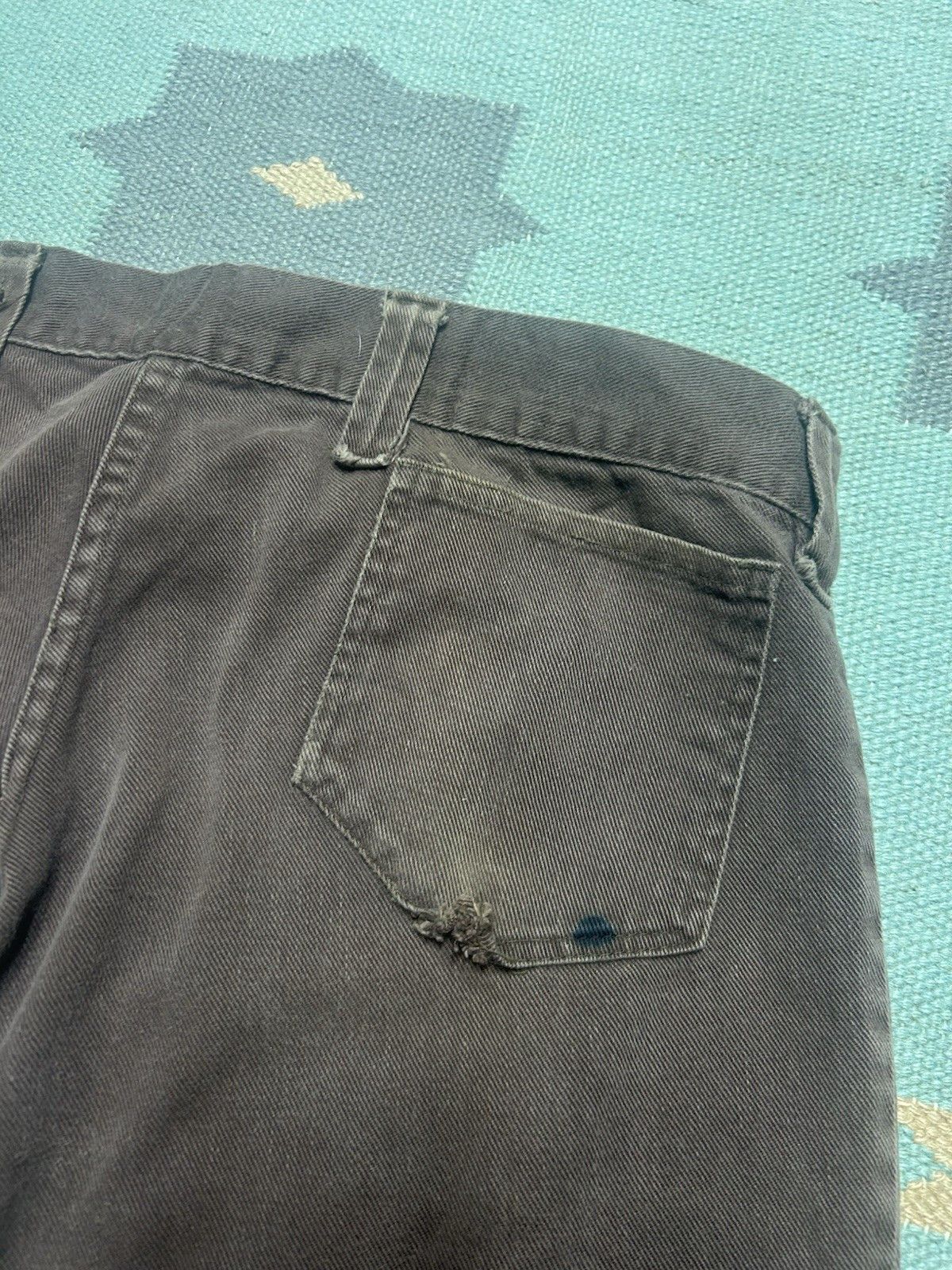 Vintage Vintage 70s bell bottom jeans elephant flare wide leg 32x31 Size US 32 / EU 48 - 12 Thumbnail