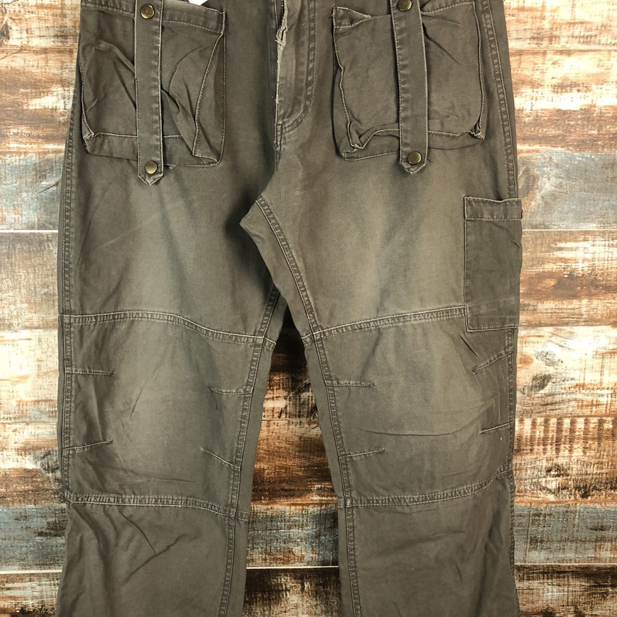 Japanese Brand × Oshkosh DL Oshkosh Green Cargo Multipocket Pants #C670 Size US 30 / EU 46 - 5 Thumbnail