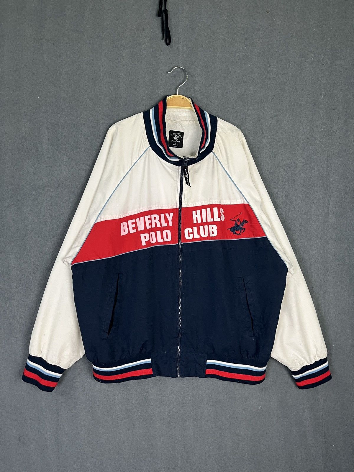 Beverly Hills Polo Club BHPC Oversized Windbreaker Jacket Size US XL / EU 56 / 4 - 1 Thumbnail