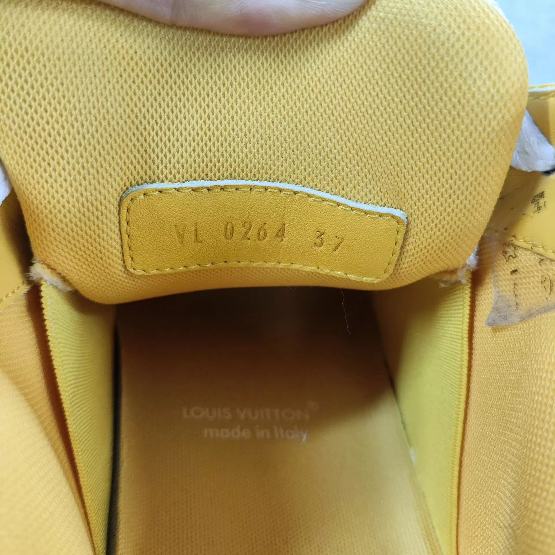 Louis Vuitton LV Pikachu yellow white 37 sneaker Size US 6.5 / IT 36.5 - 7 Thumbnail