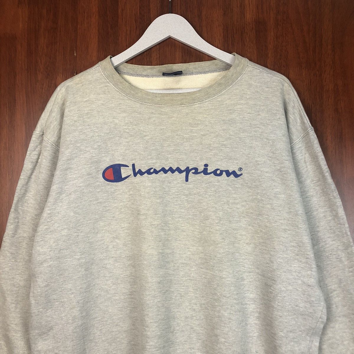 Champion Champion vintage Grey Sweatshirt #7502 Size US XL / EU 56 / 4 - 2 Thumbnail