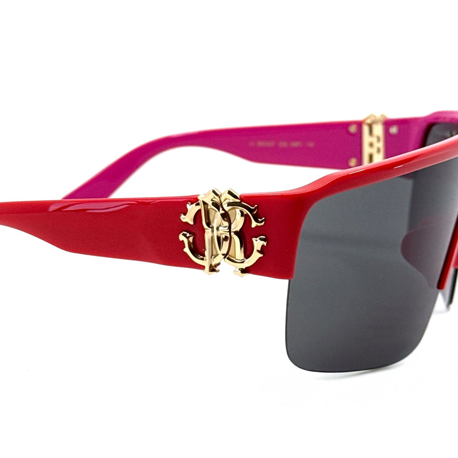Roberto Cavalli New, ROBERTO CAVALLI Sunglasses SRC037 Col.09RV Authentic Size ONE SIZE - 6 Thumbnail
