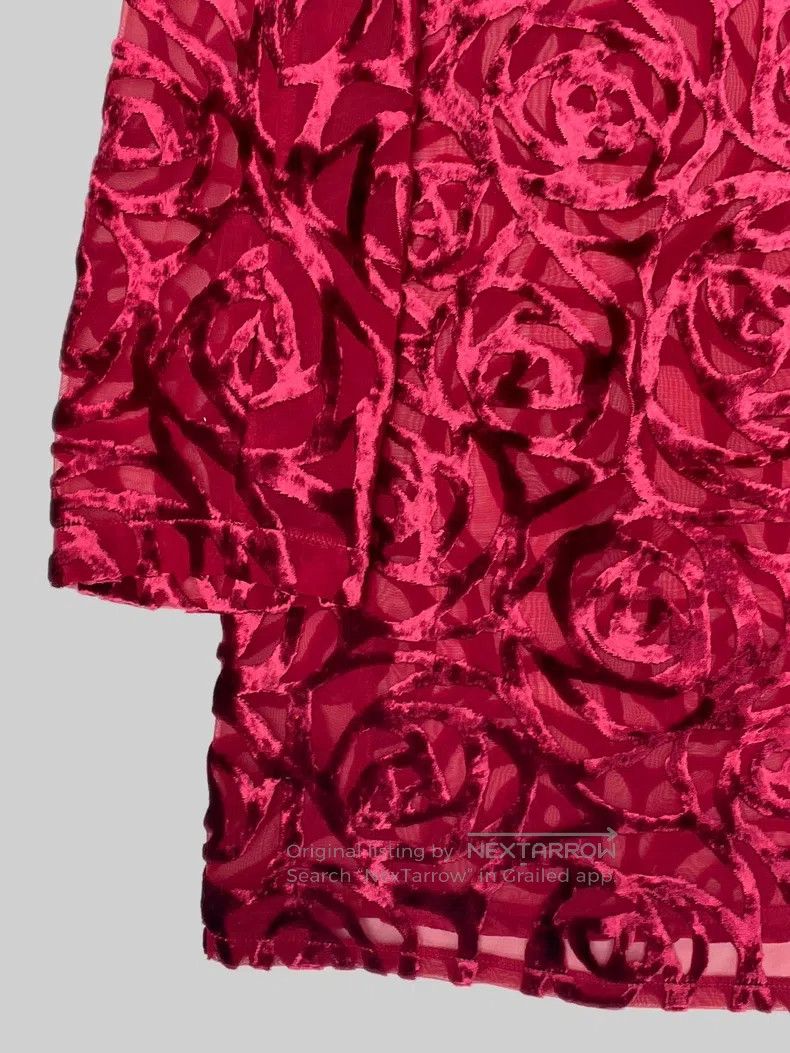 Junya Watanabe Junya Watanabe Goose down lace rose blouse Size XS / US 0-2 / IT 36-38 - 7 Thumbnail