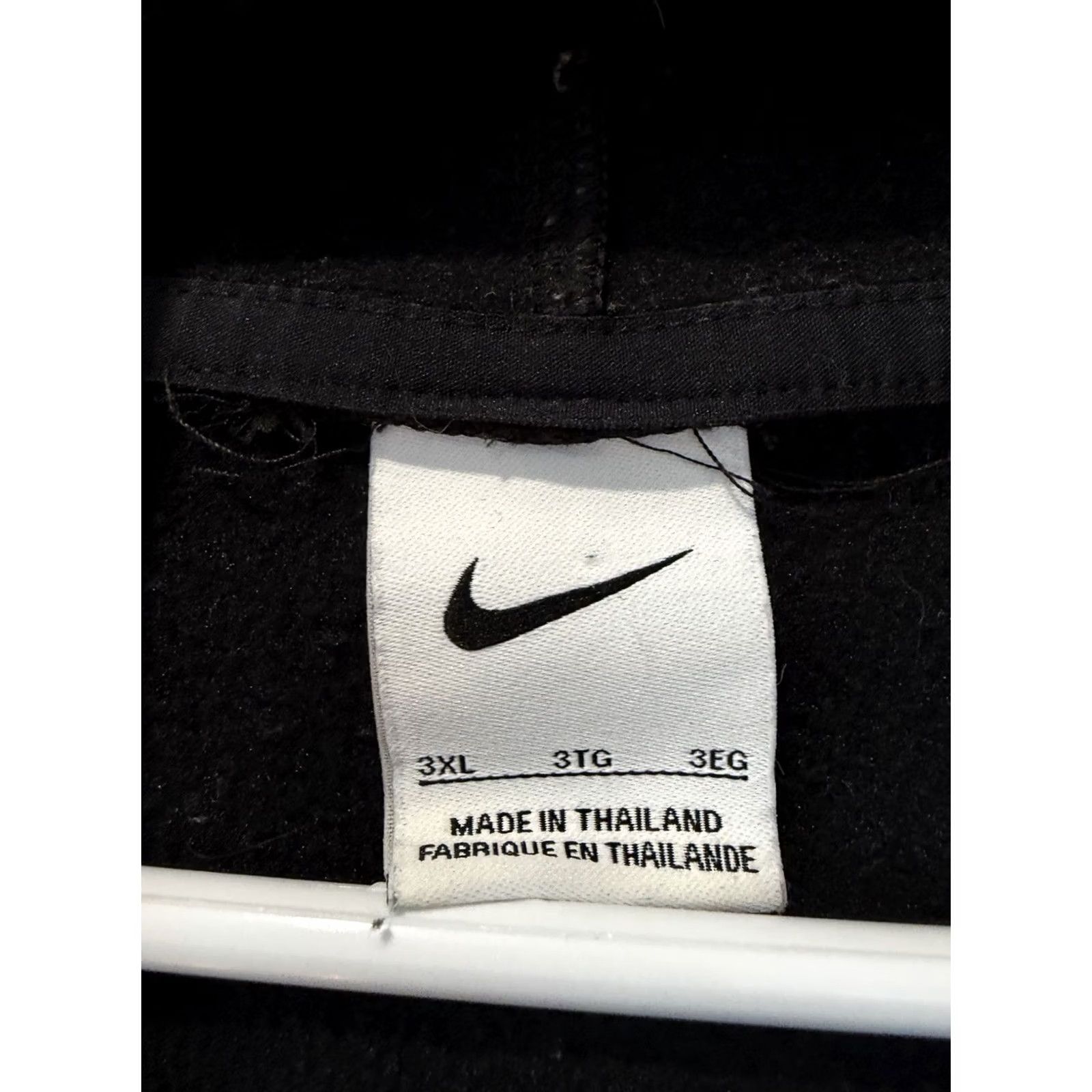 Nike Nike Mens 3XL Hoodie Black NFL Dri Fit Onfield NY Jets Sports Pullover Size US XXL / EU 58 / 5 - 3 Thumbnail