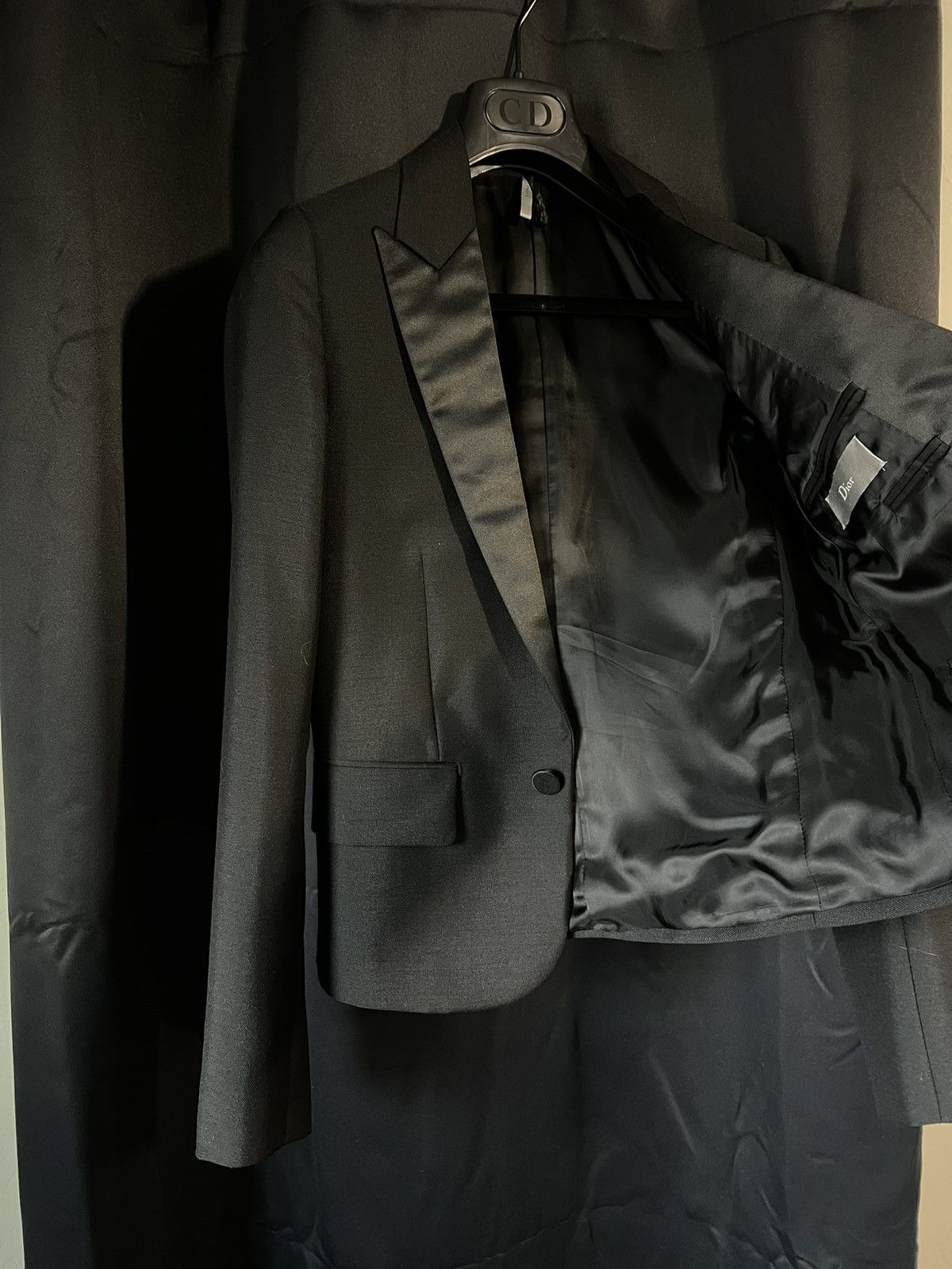 Dior Dior Homme AW07 Smoking Jacket/Blazer Size 38R - 2 Thumbnail