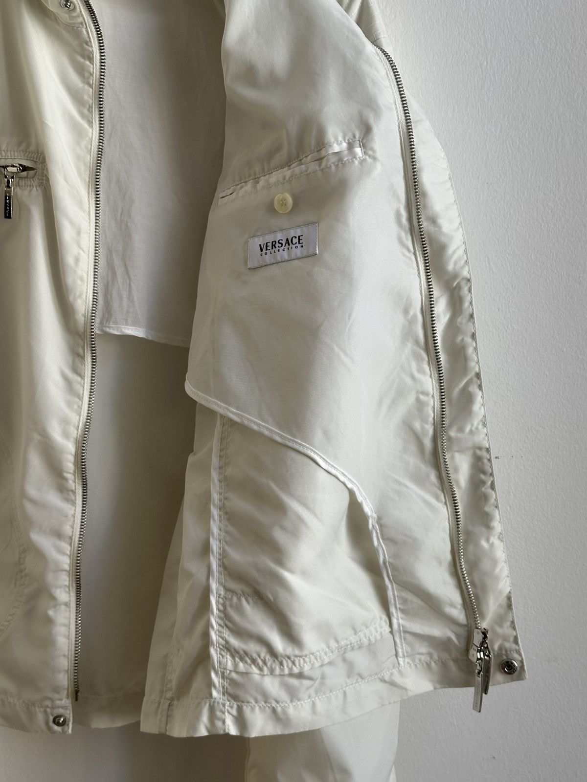 Versace Versace Collection Vintage Rare Luxury Cropped Zipper Jacket Size US M / EU 48-50 / 2 - 5 Thumbnail