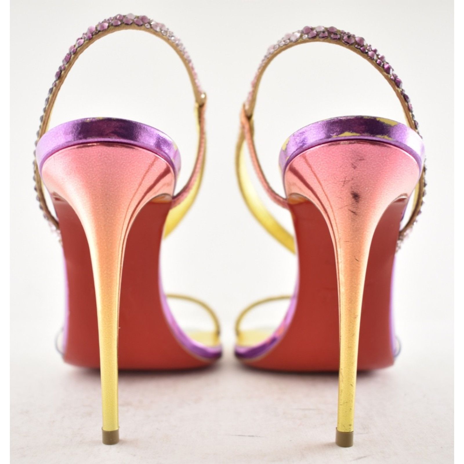 Christian Louboutin Christian Louboutin Rosalie Strass Boreal Sandal 38 Size US 8 / IT 38 - 17 Thumbnail