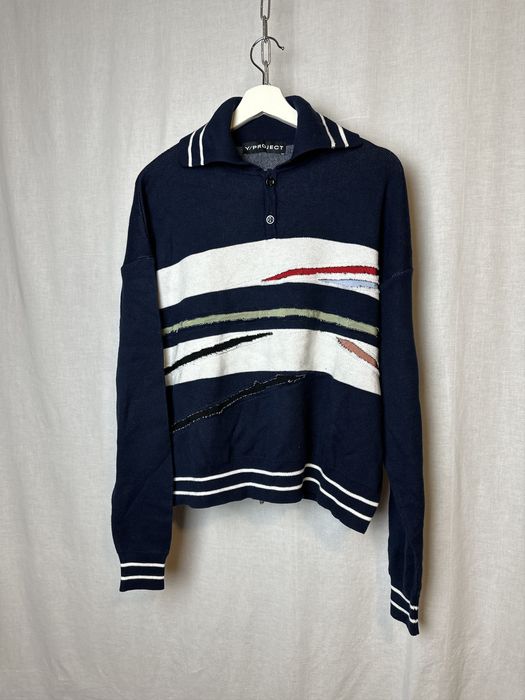 Y/Project slash polo sweater | Grailed