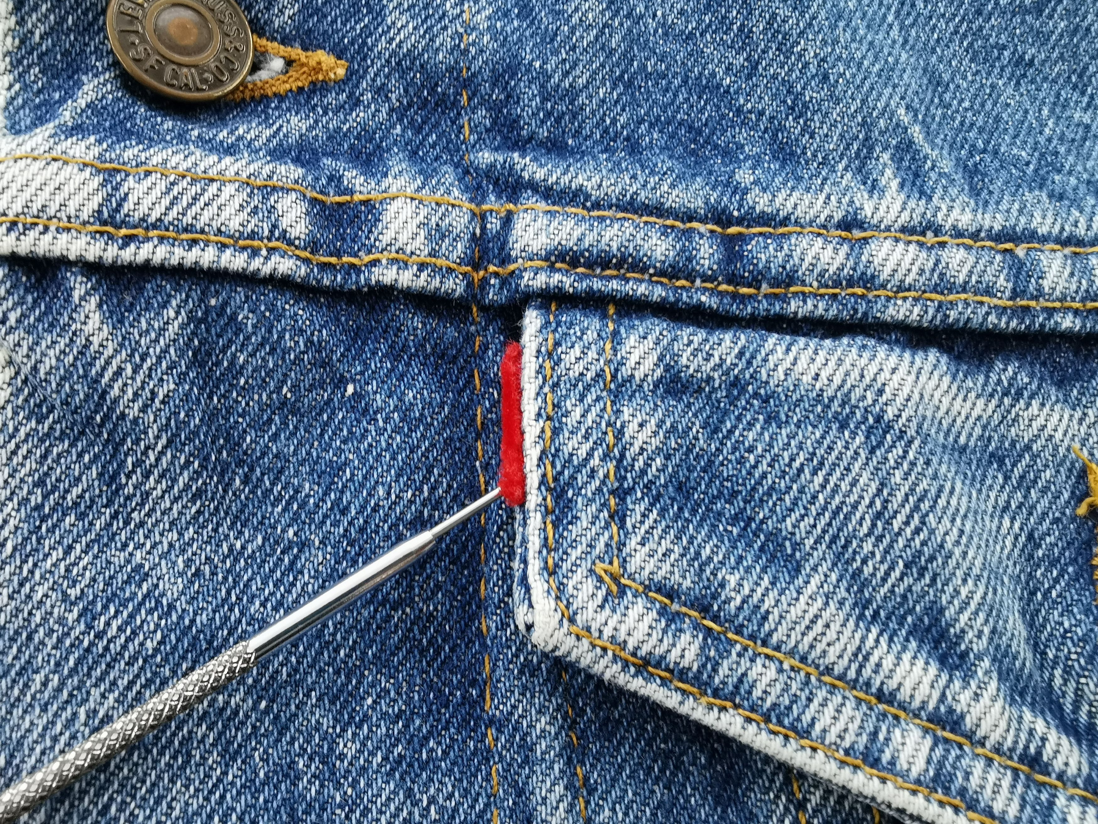Levi's Vintage 90s Levis 70508-0217 Denim Jacket Made In USA Size L Size US L / EU 52-54 / 3 - 5 Thumbnail